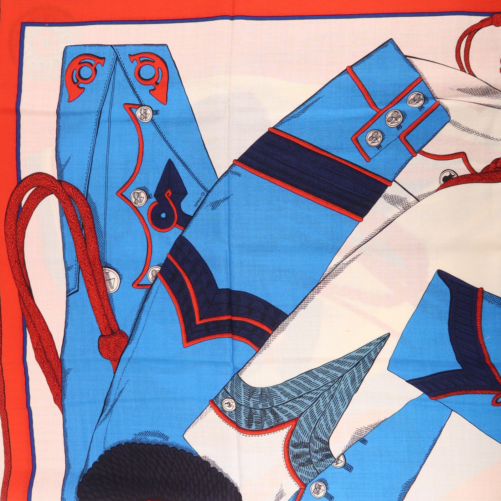 HERMES 羊絨/絲質Scarf圍巾