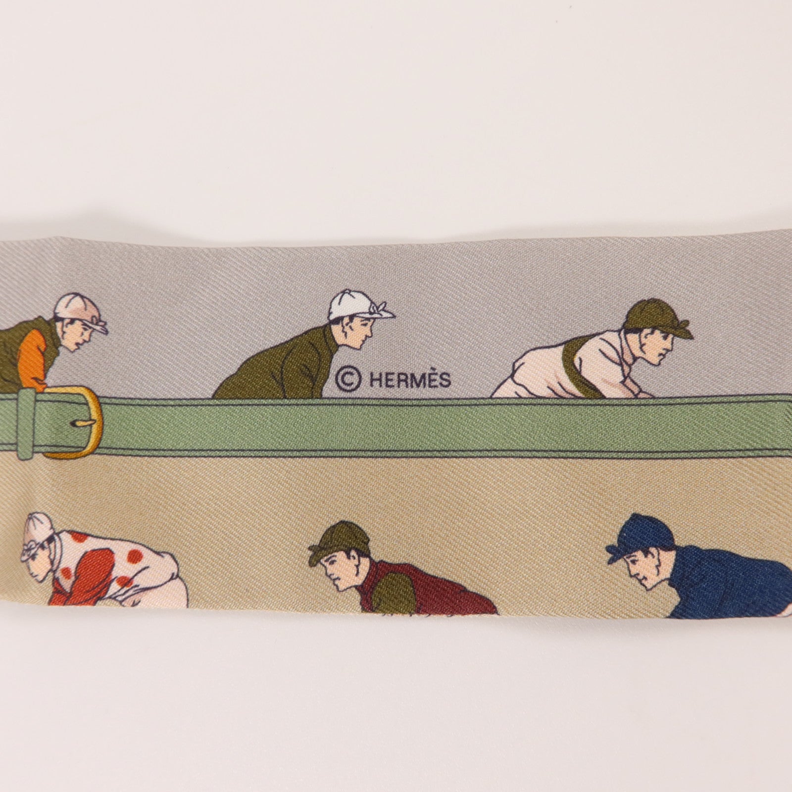 HERMES 絲質Twilly絲巾