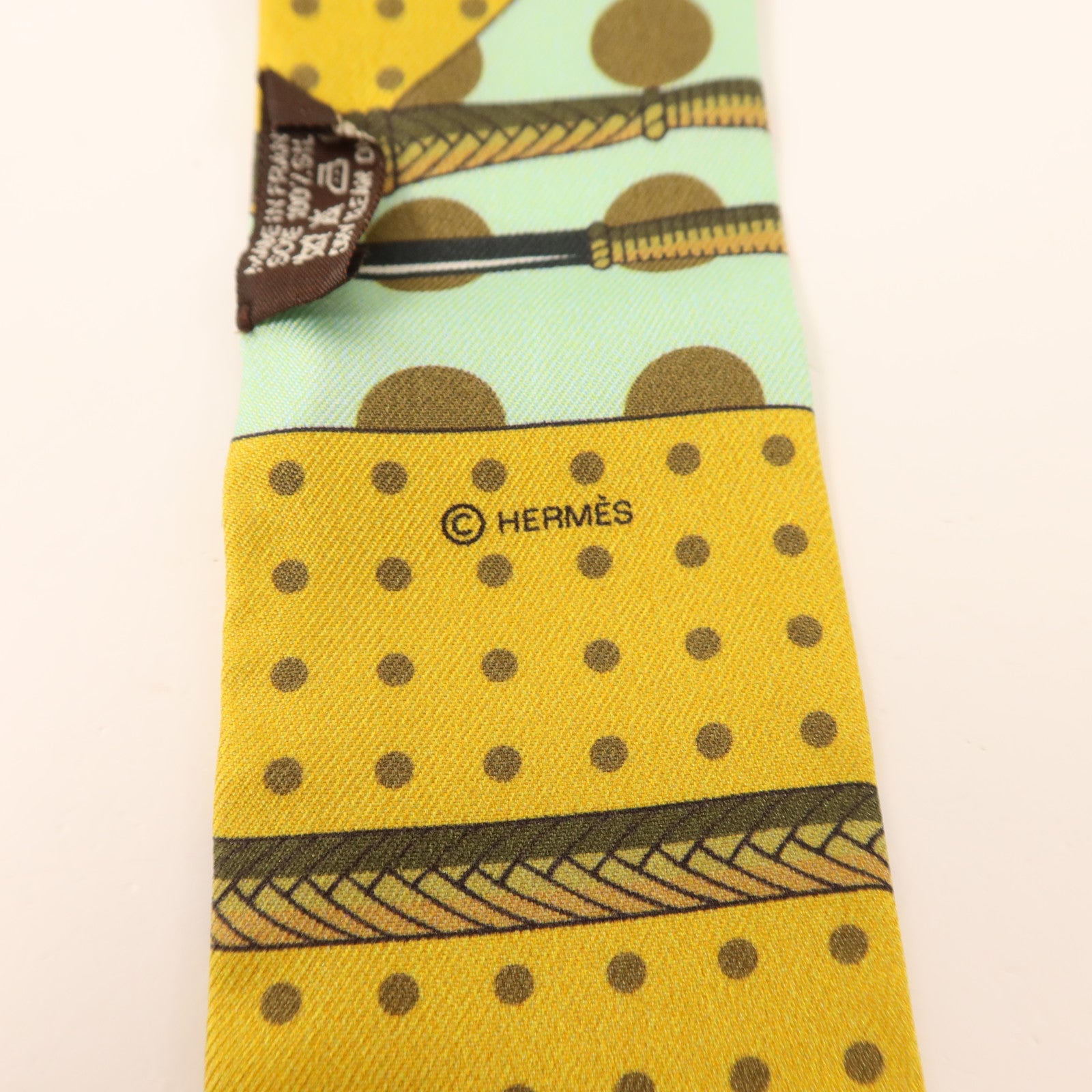 HERMES 絲質Twilly絲巾