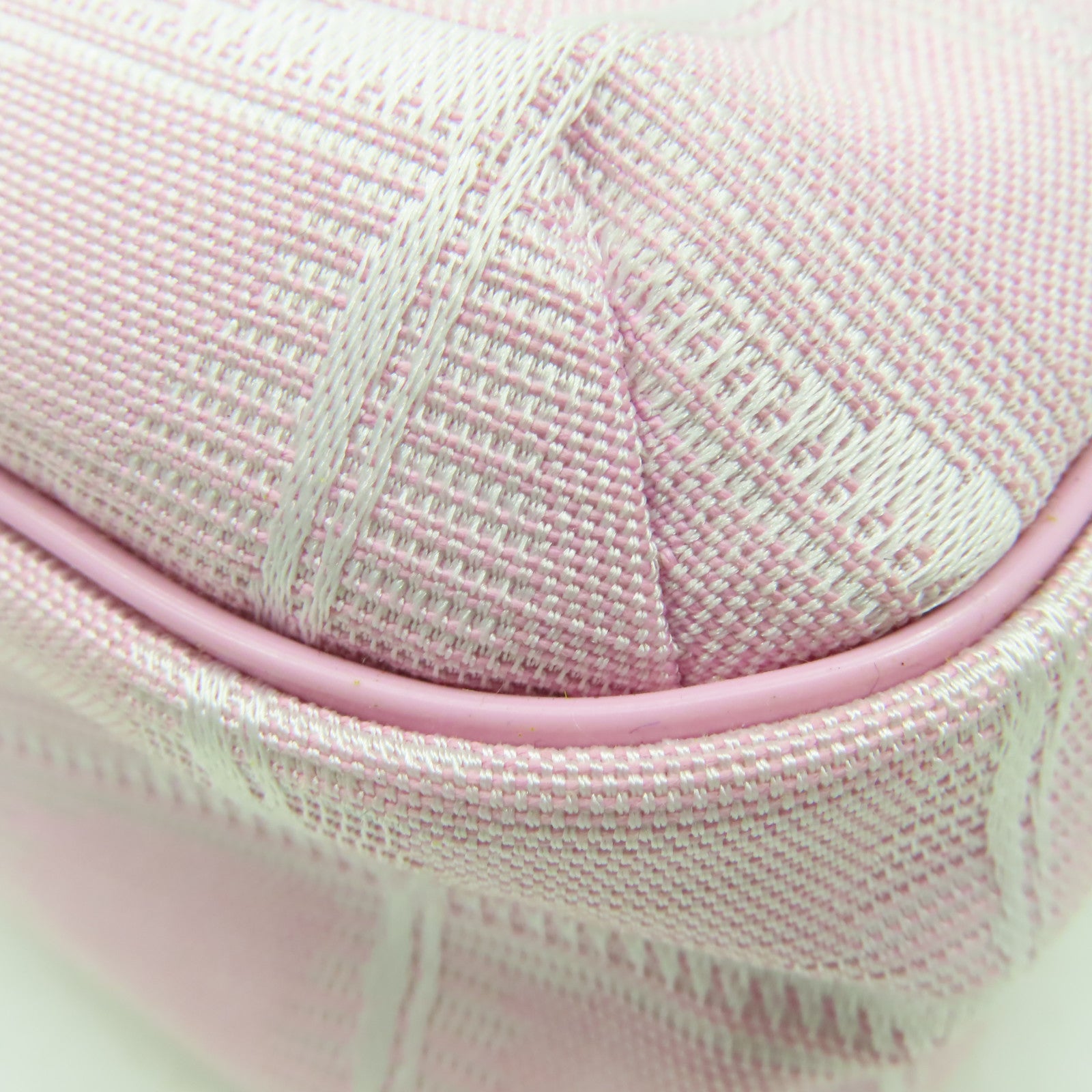 CHANEL 【清倉大減價】帆布New Travel Line Shoulder Bag金扣肩背袋粉紅色