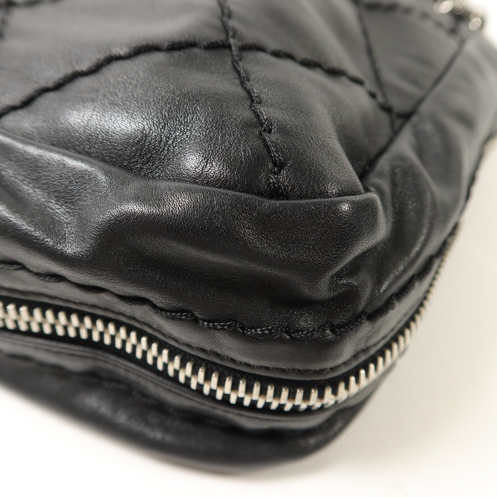 CHANEL 羊皮皮革Shoulder Bag鏈帶肩背袋