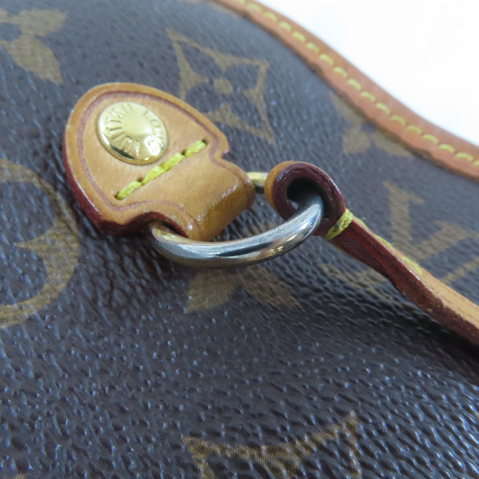 LOUIS VUITTON Monogram Neverfull MM金扣手挽袋啡色