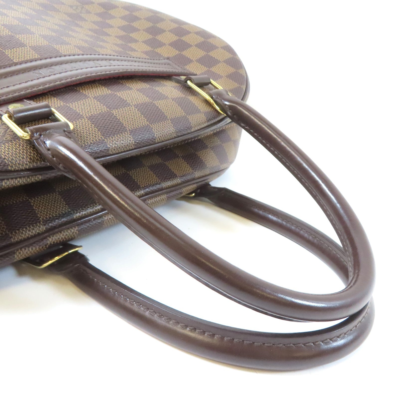 LOUIS VUITTON 【激減優惠】Damier Ebene Nolita金扣手挽袋啡色