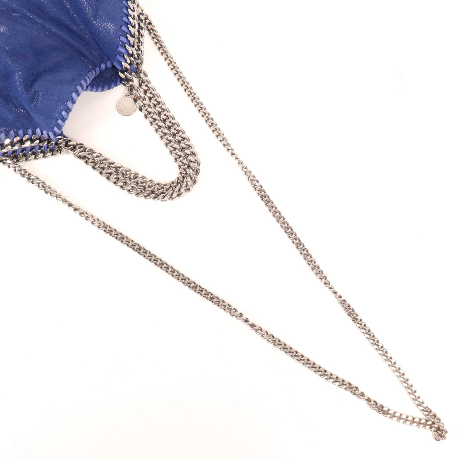 Stella McCartney 聚酯纖維Chain Shoulder銀扣手挽肩背兩用袋
