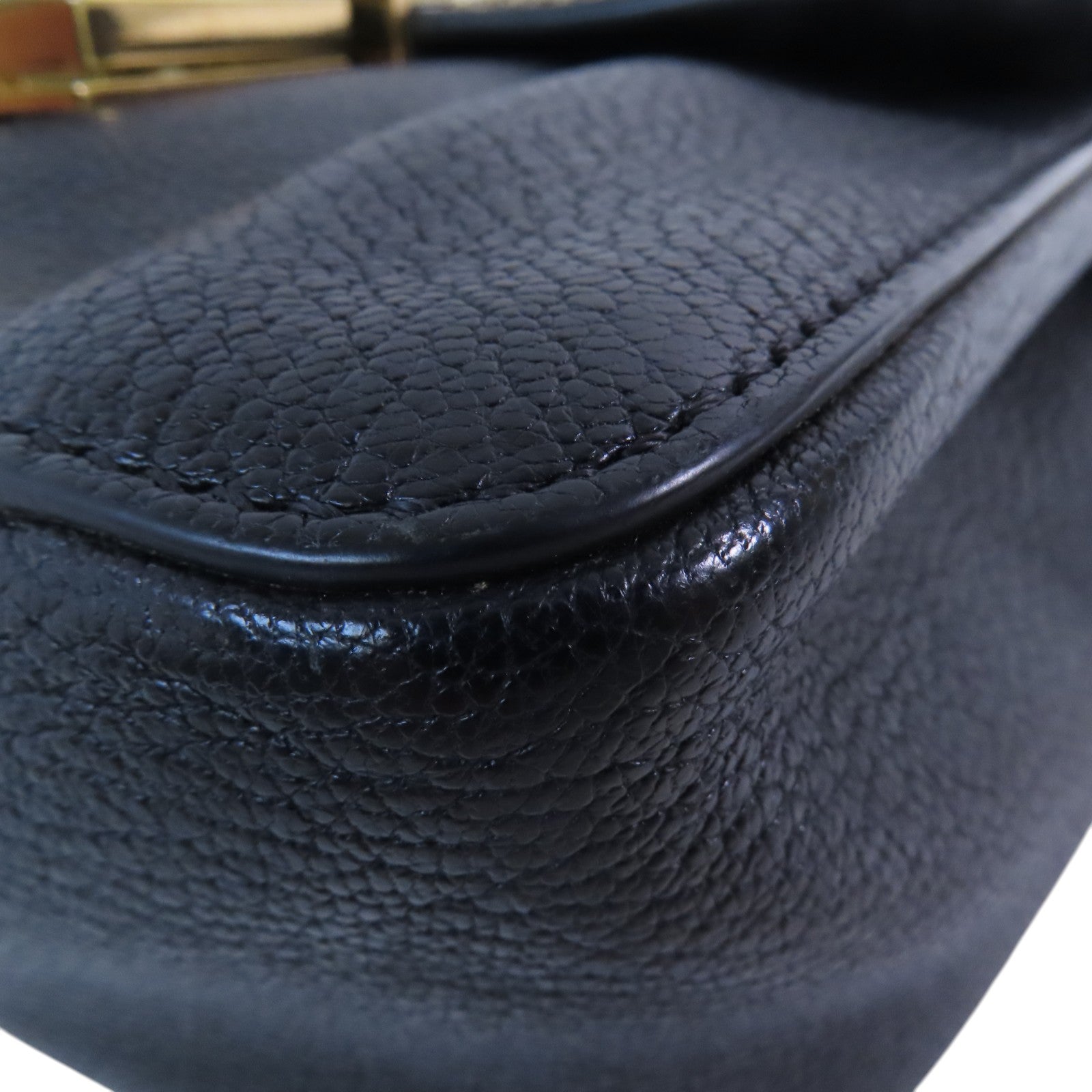 Chloe 牛皮皮革Chain Shoulder Bag金扣鏈帶肩背袋