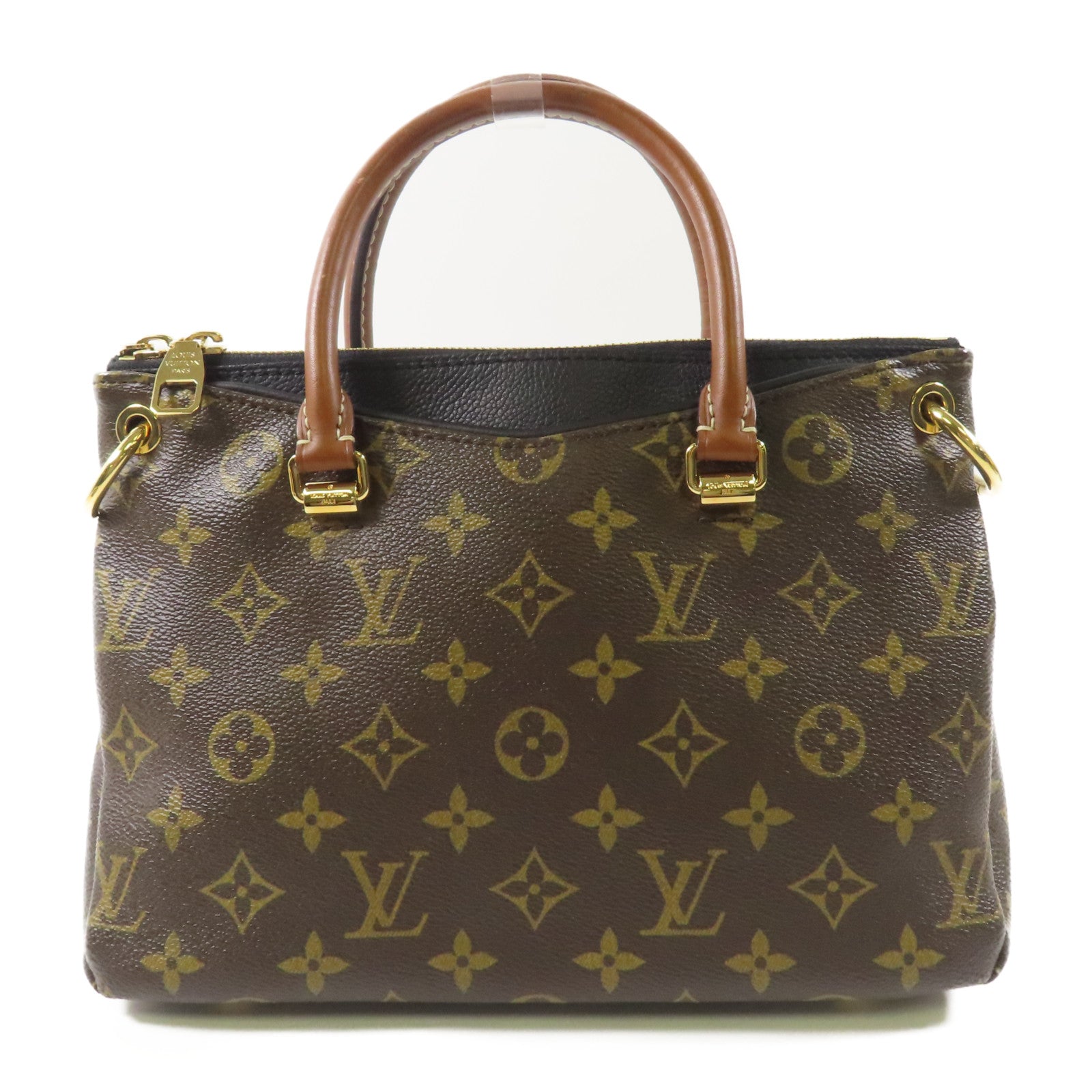 LOUIS VUITTON Monogram Pallas BB金扣手挽肩背兩用袋