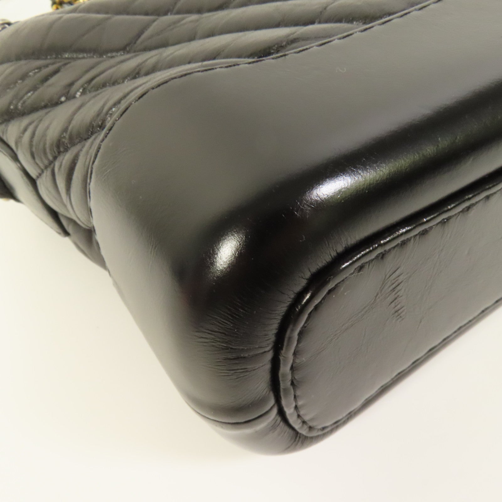 CHANEL 牛皮皮革Gabrielle Small鏈帶肩背袋