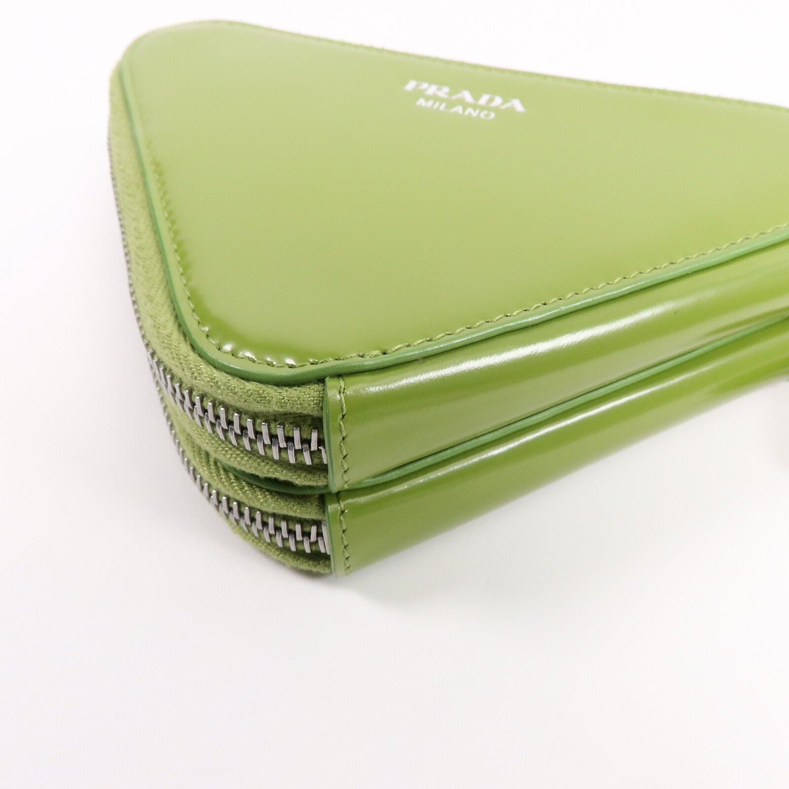 PRADA 牛皮皮革Mini Contenitori鏈帶手挽肩背兩用袋