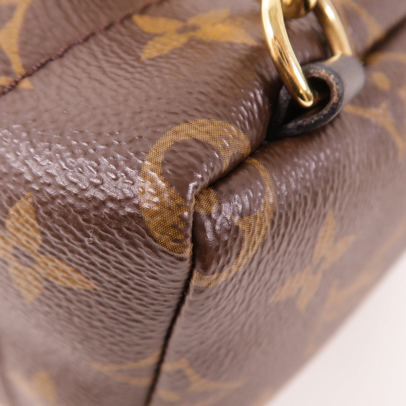 LOUIS VUITTON LV GHW Palm Spring Mini Backpack Monogram M44873 Brown