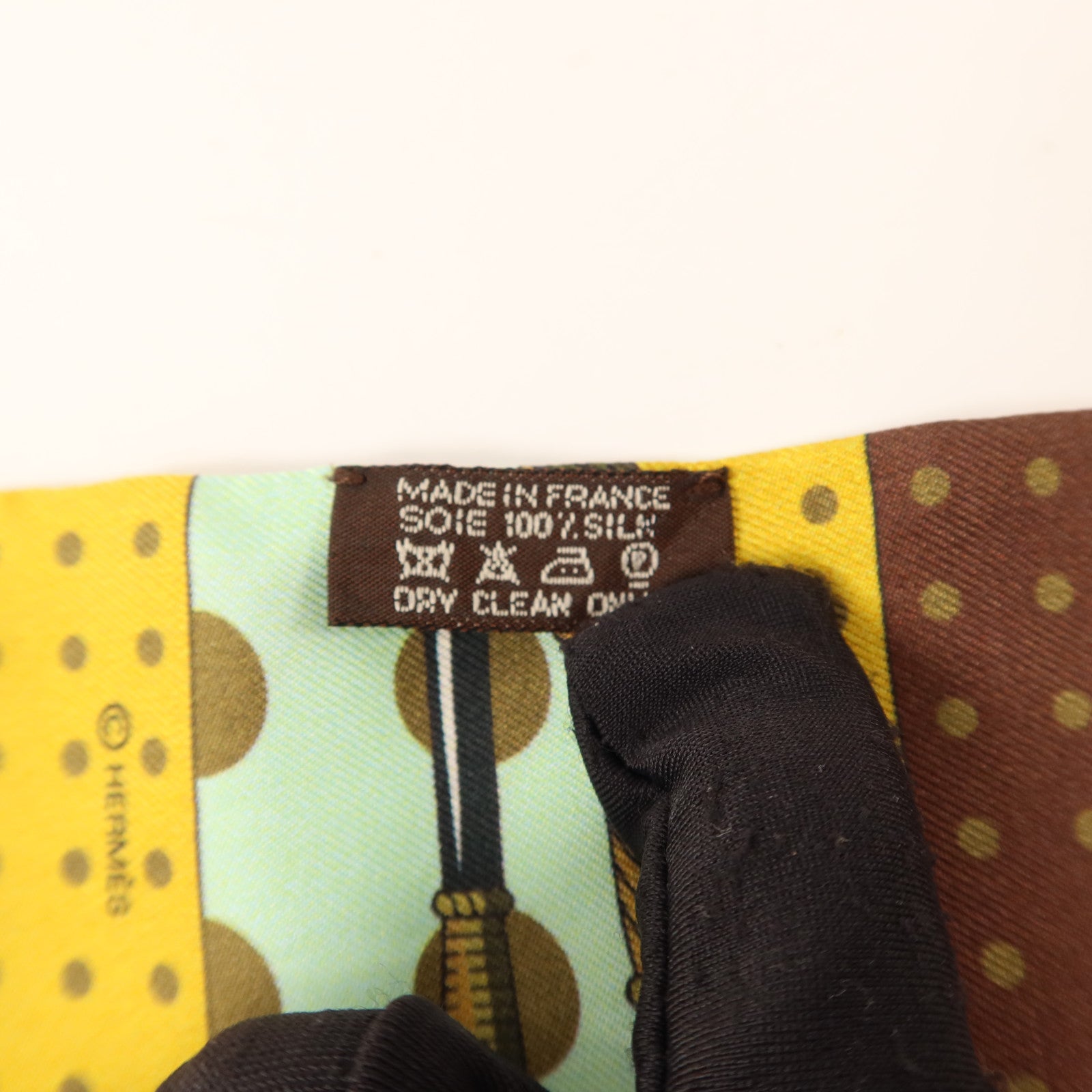HERMES 絲質Twilly絲巾