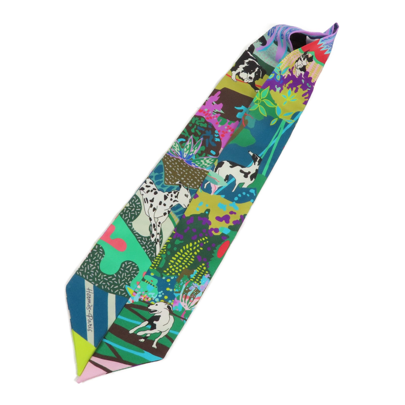 HERMES 絲質Twilly絲巾