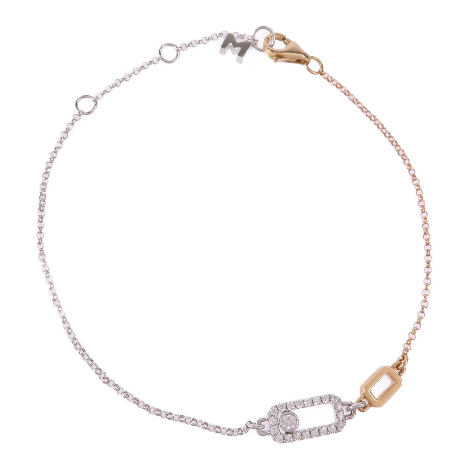 JEWELRY 18K白金/玫瑰金Diamond Bracelet鑽石手鏈