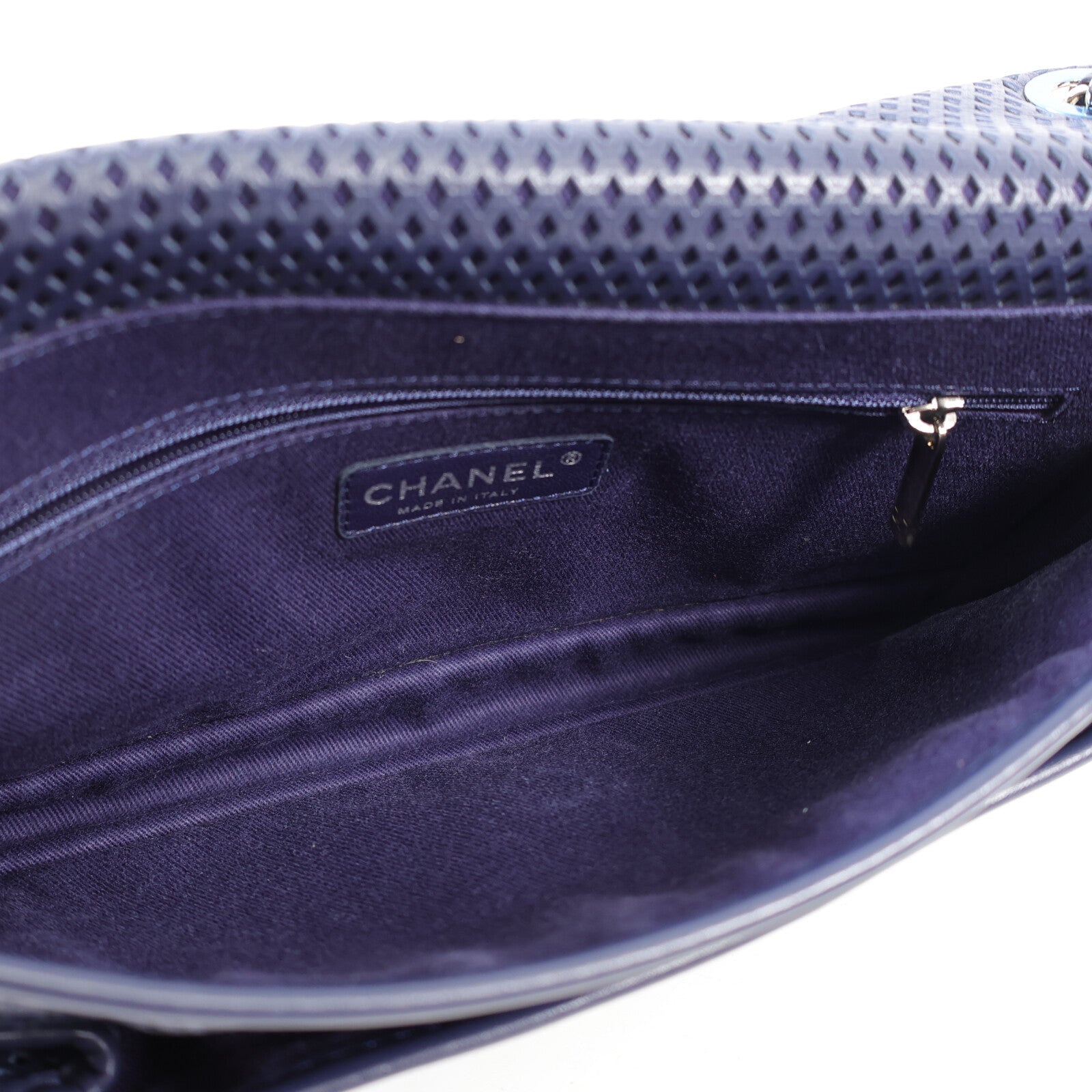 CHANEL 羊皮皮革Shoulder Bag銀扣肩背袋