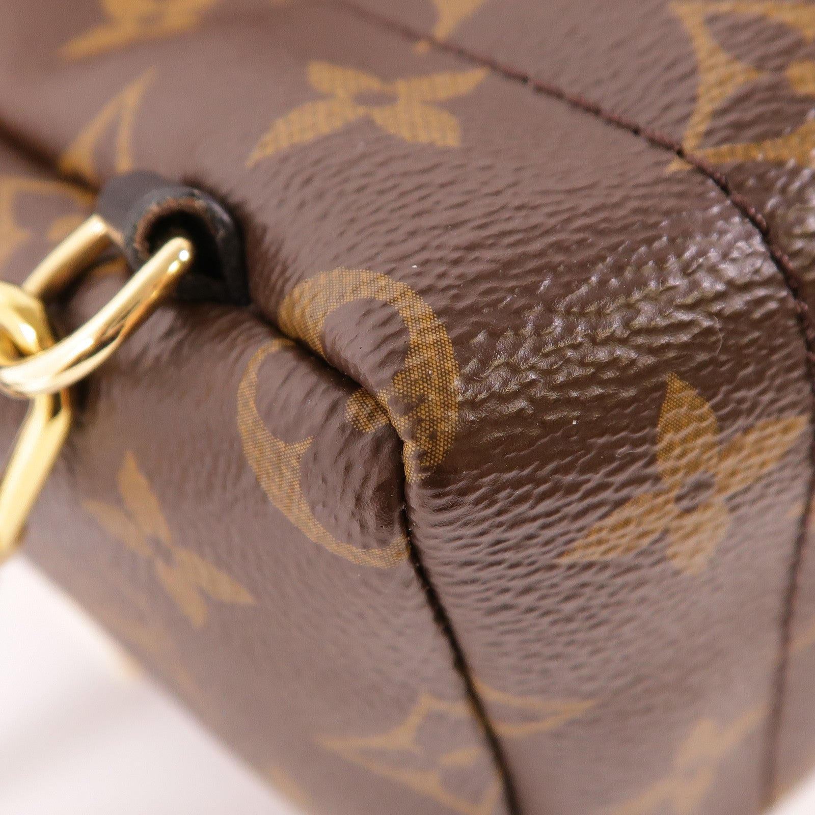 LOUIS VUITTON LV GHW Palm Spring Mini Backpack Monogram M44873 Brown