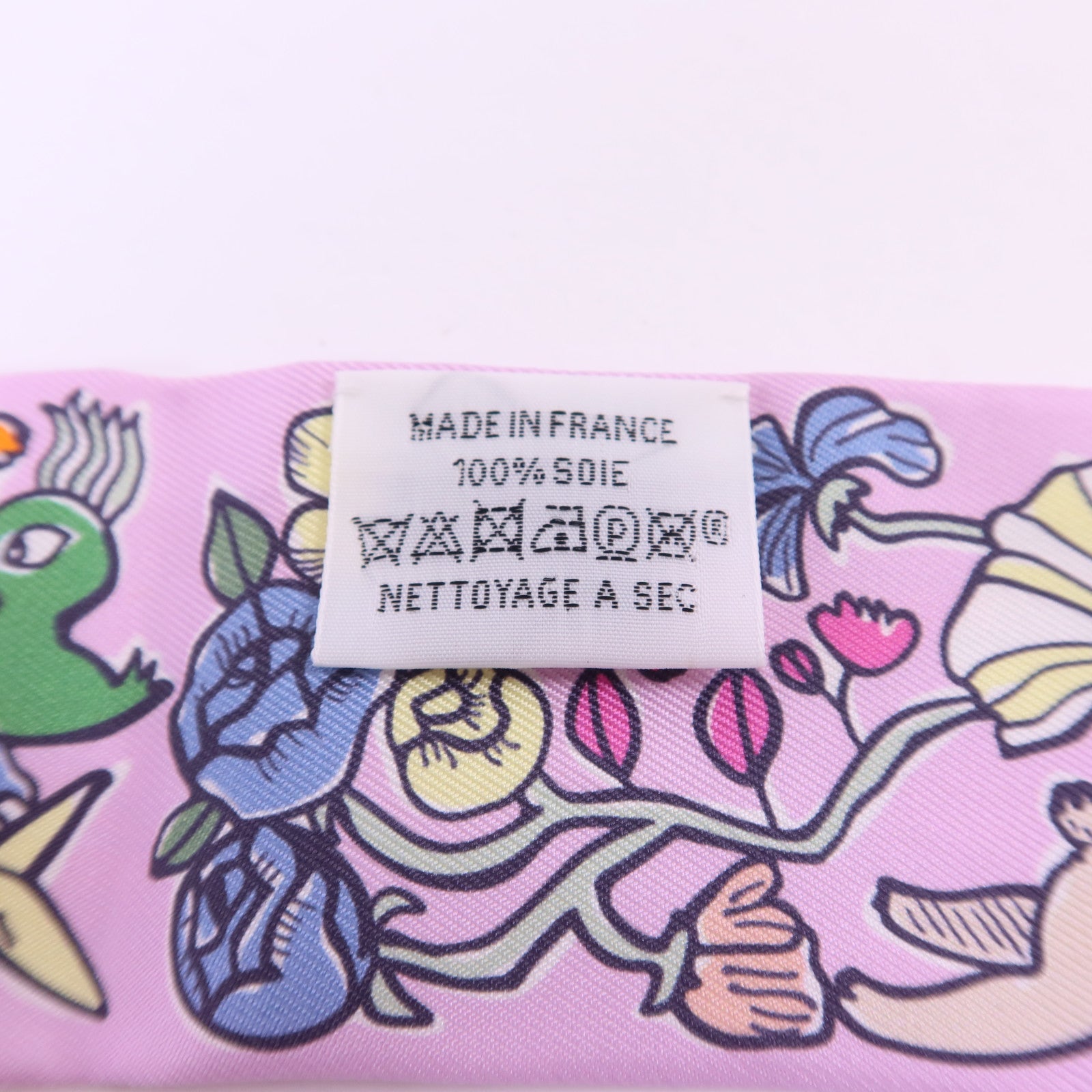 HERMES 絲質Twilly絲巾