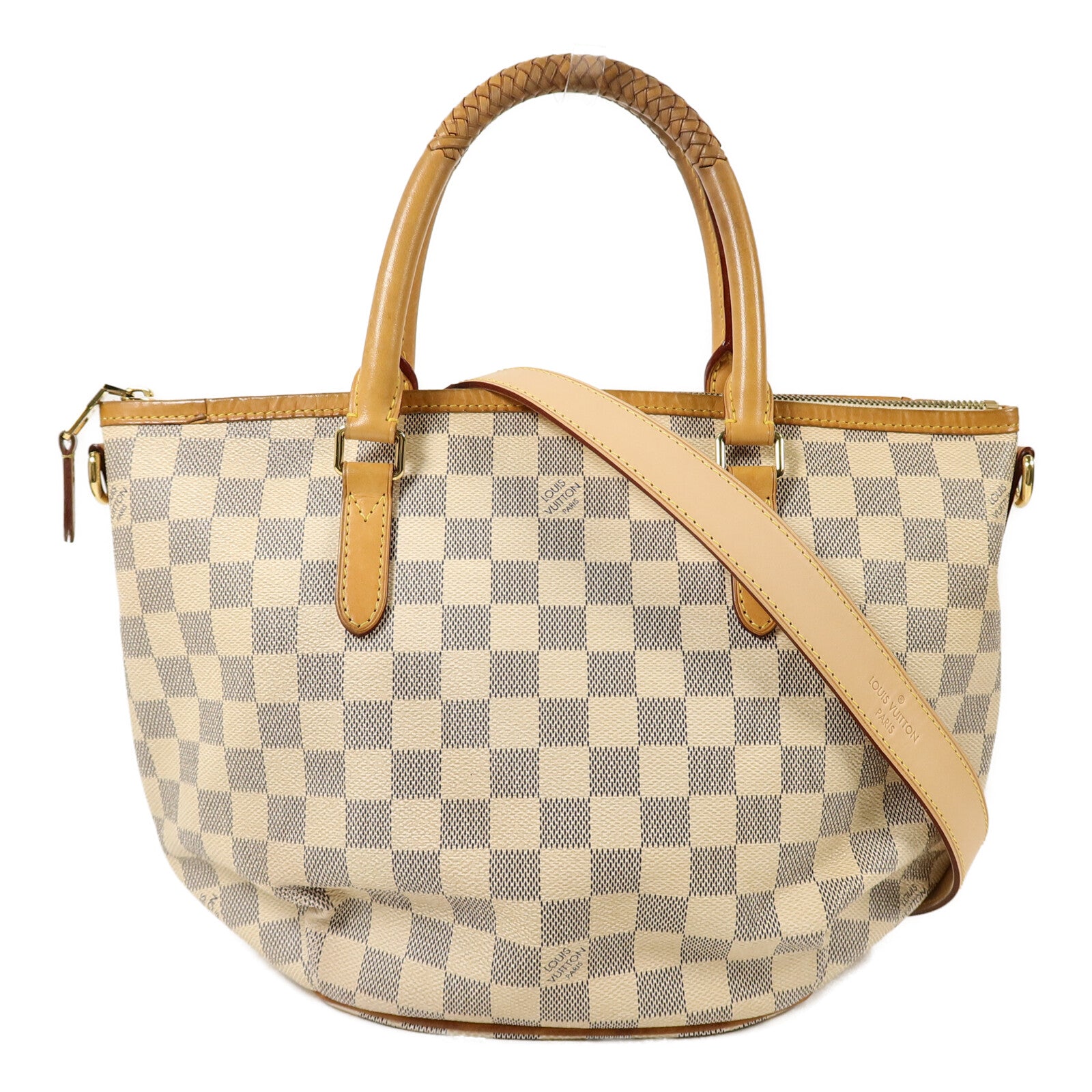 LOUIS VUITTON Damier Azur Riviera PM手挽肩背兩用袋