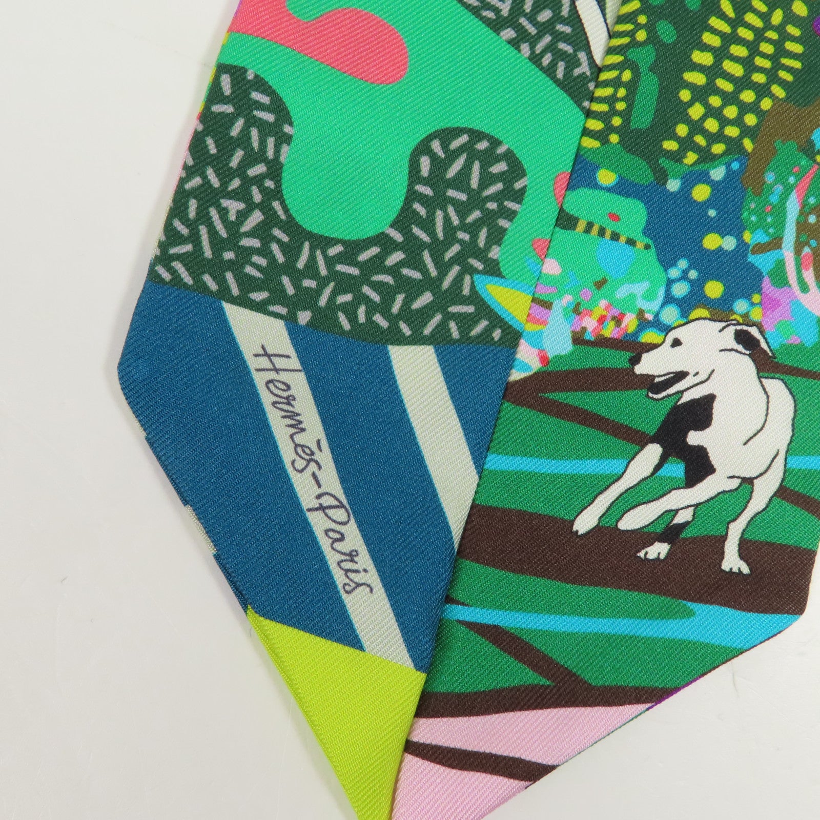 HERMES 絲質Twilly絲巾