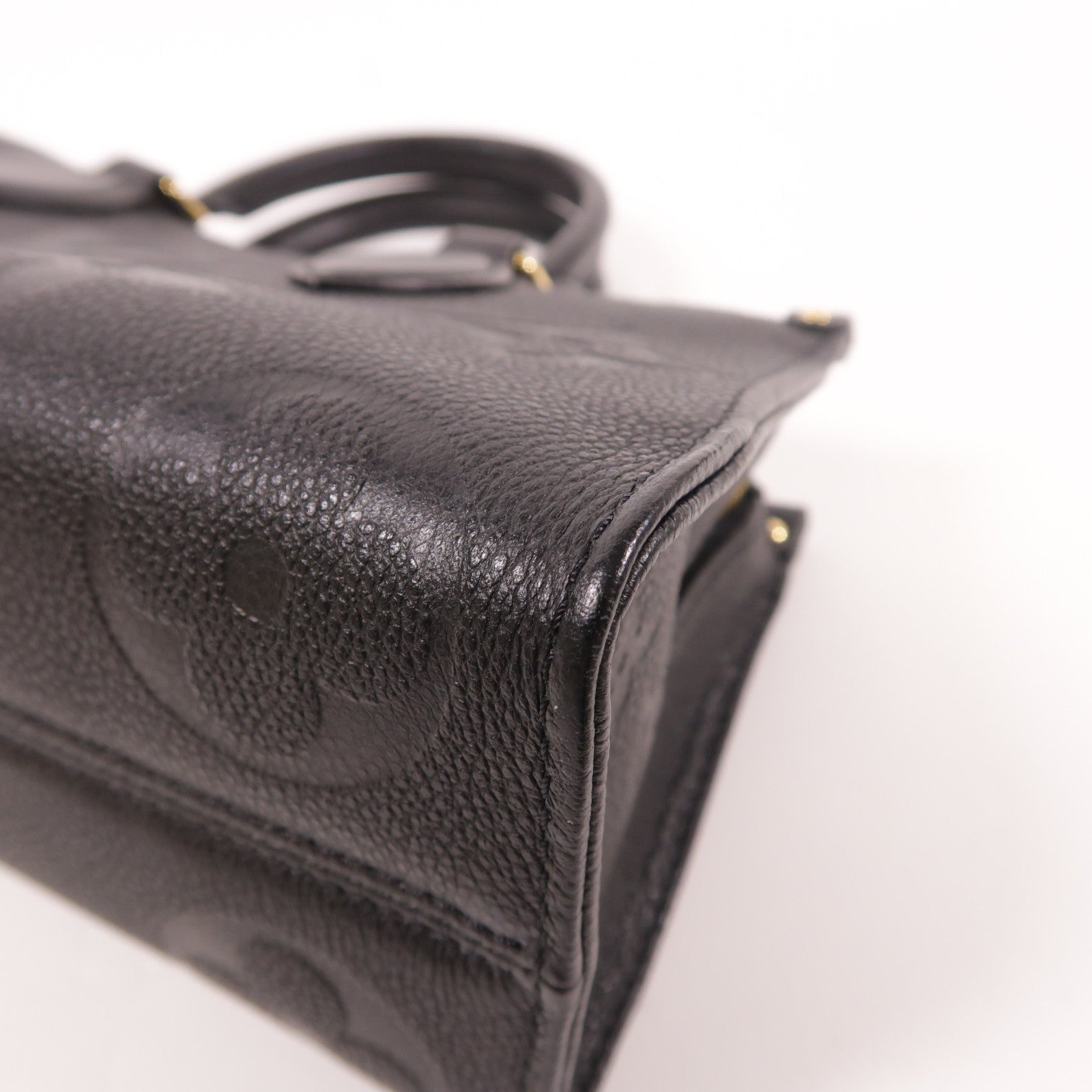 LOUIS VUITTON Monogram Empreinte OnTheGo East West金扣手挽肩背兩用袋