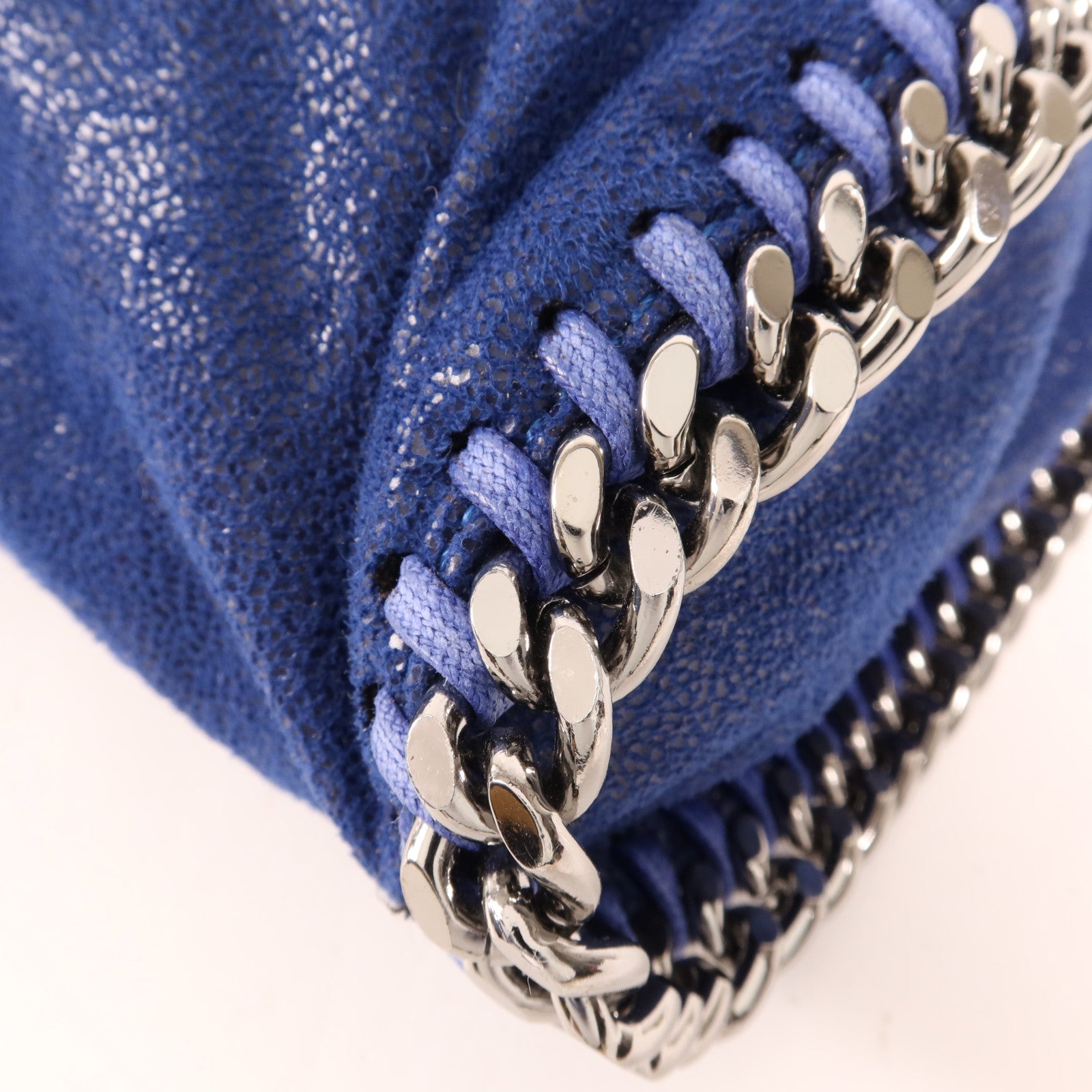 Stella McCartney 聚酯纖維Chain Shoulder銀扣手挽肩背兩用袋