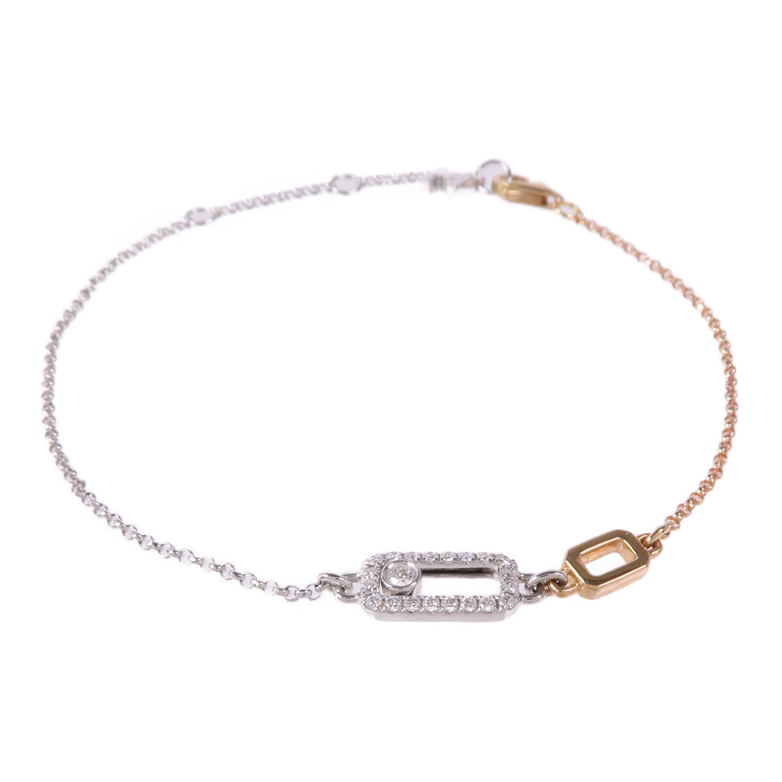 JEWELRY 18K白金/玫瑰金Diamond Bracelet鑽石手鏈