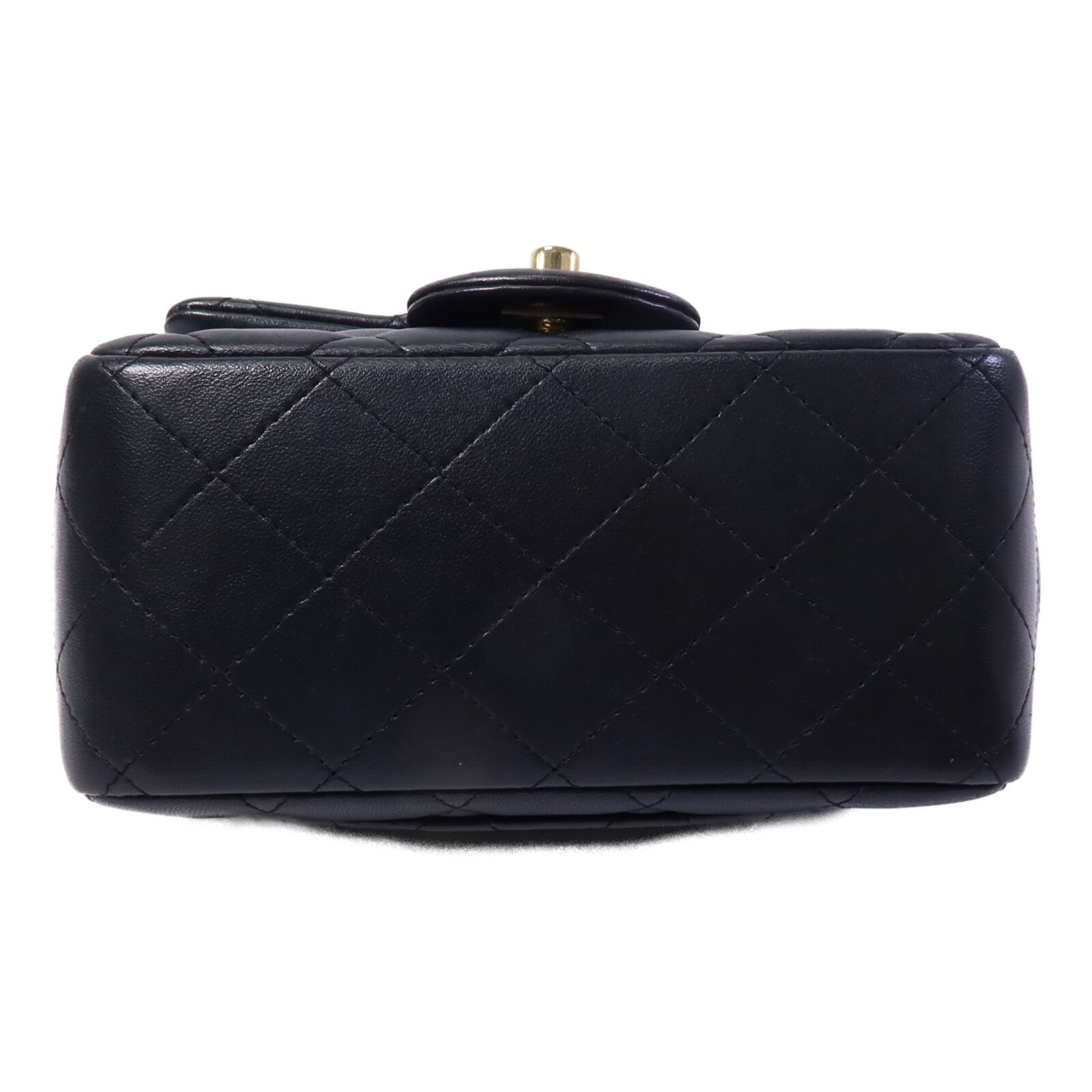 CHANEL 羊皮皮革Mini Classic 17鏈帶肩背袋