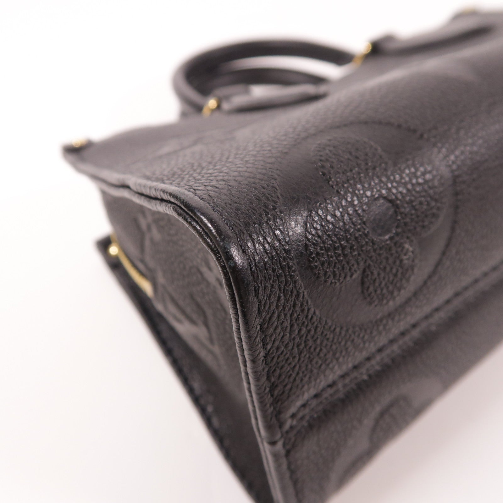 LOUIS VUITTON Monogram Empreinte OnTheGo East West金扣手挽肩背兩用袋