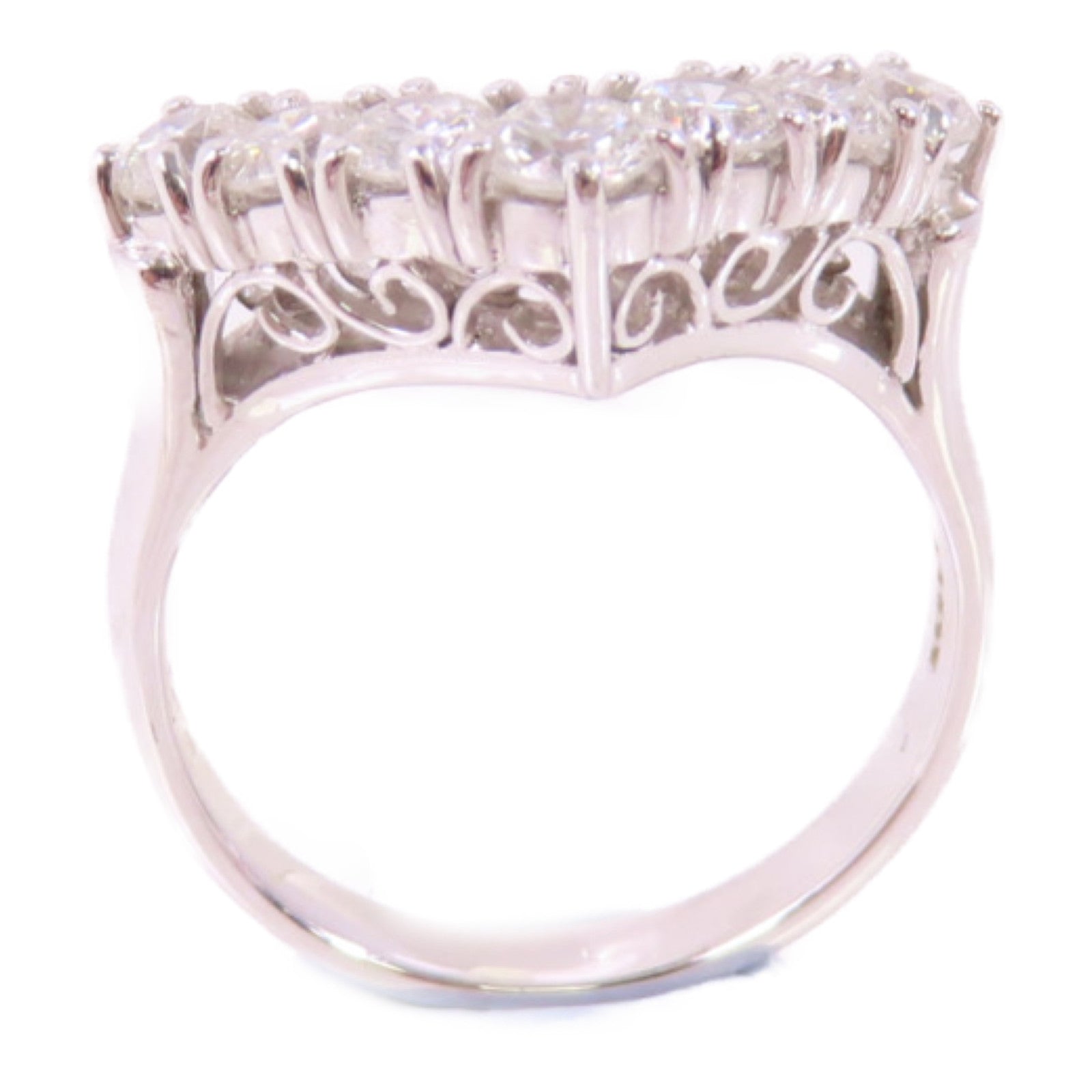 JEWELRY PT900鉑金/1.00ct鑽石Diamond Ring戒指US#5.75