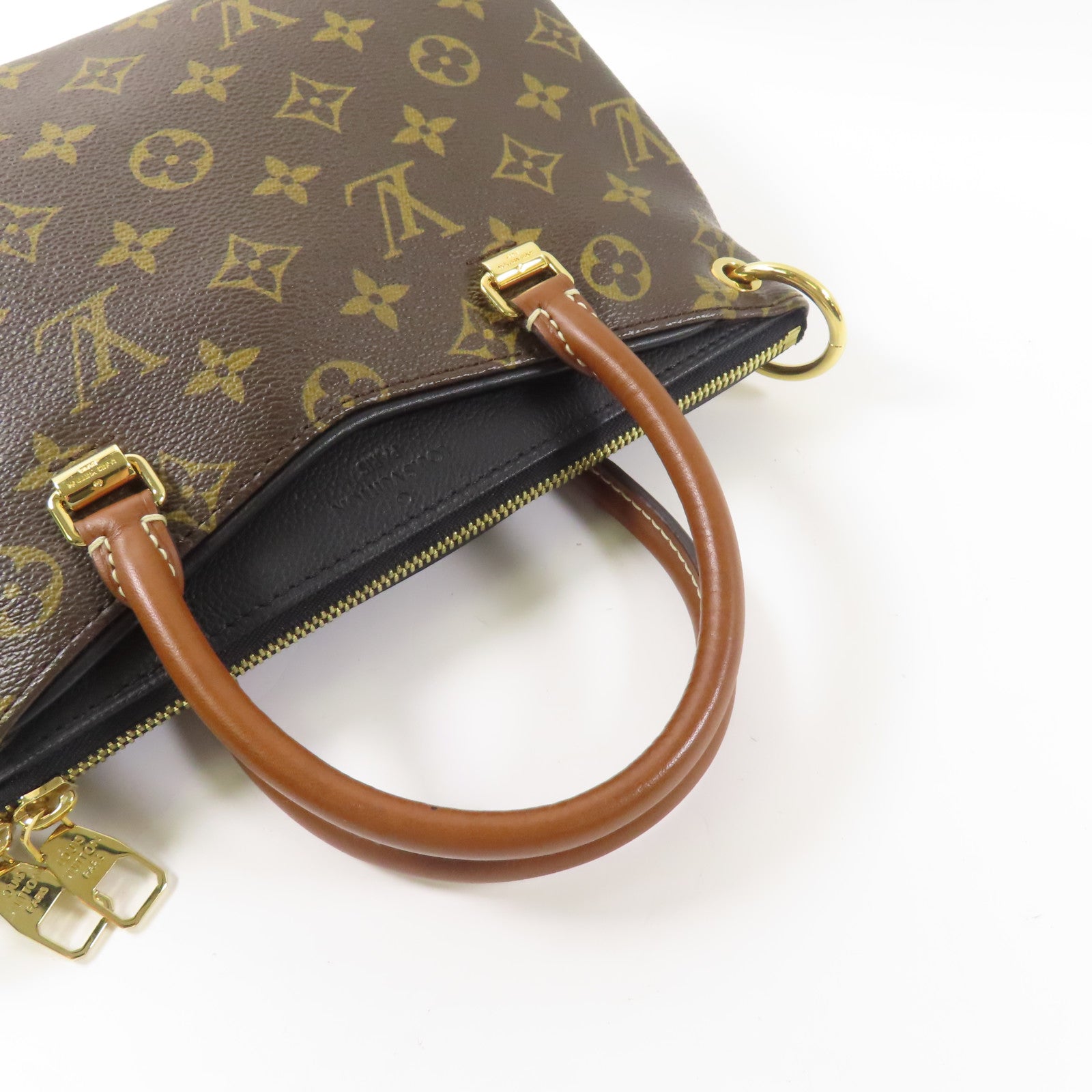 LOUIS VUITTON Monogram Pallas BB金扣手挽肩背兩用袋