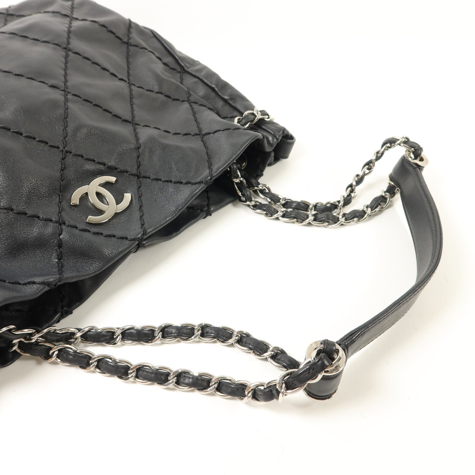 CHANEL 羊皮皮革Shoulder Bag鏈帶肩背袋