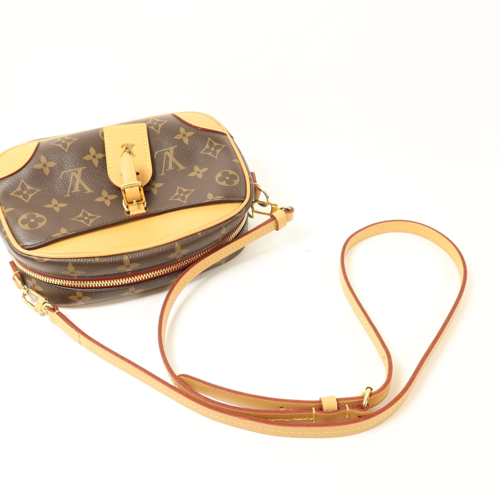 LOUIS VUITTON Monogram Deauville Mini肩背袋