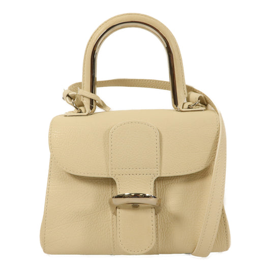 Delvaux 牛皮皮革Brillant Mini手挽肩背兩用袋