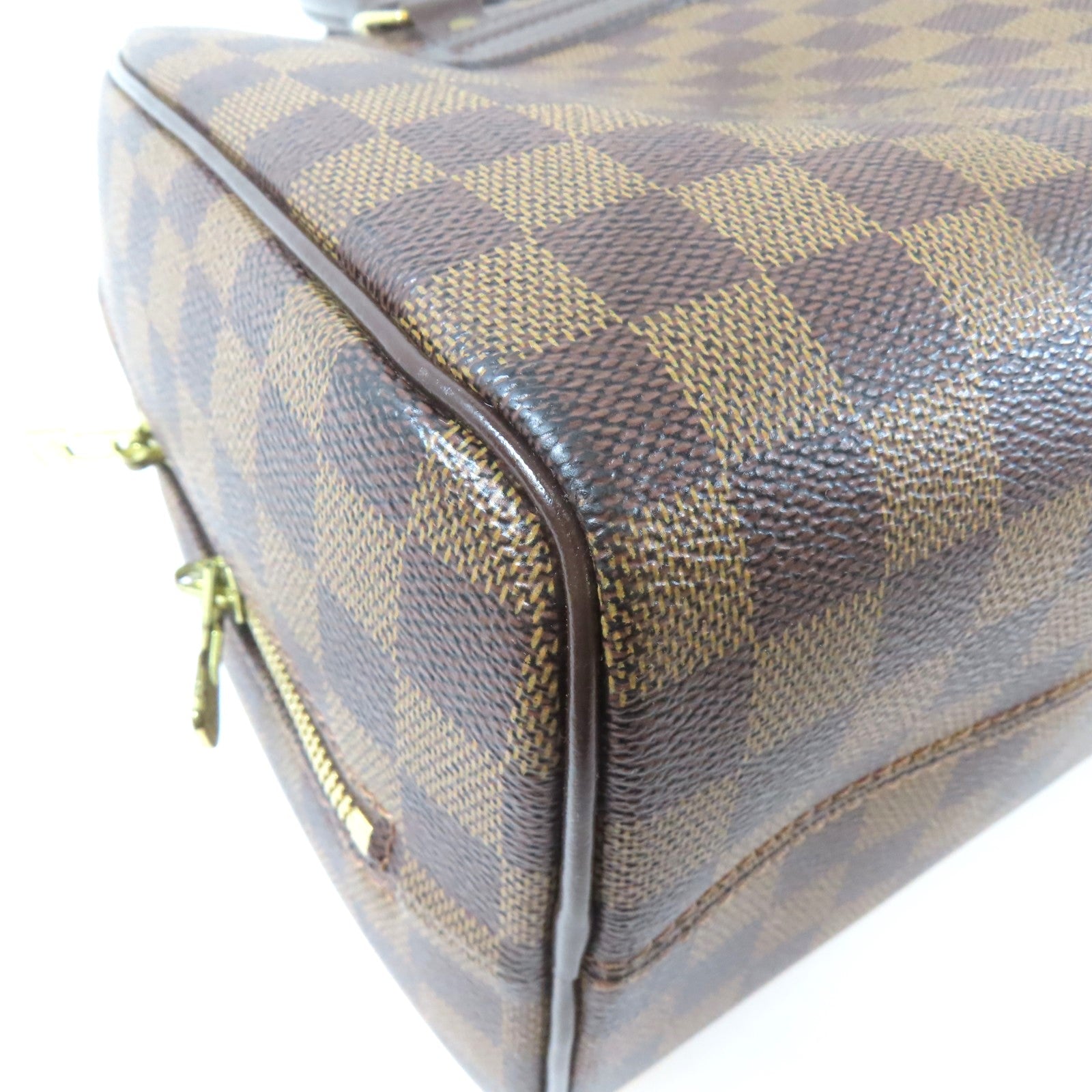 LOUIS VUITTON 【激減優惠】Damier Ebene Nolita金扣手挽袋啡色