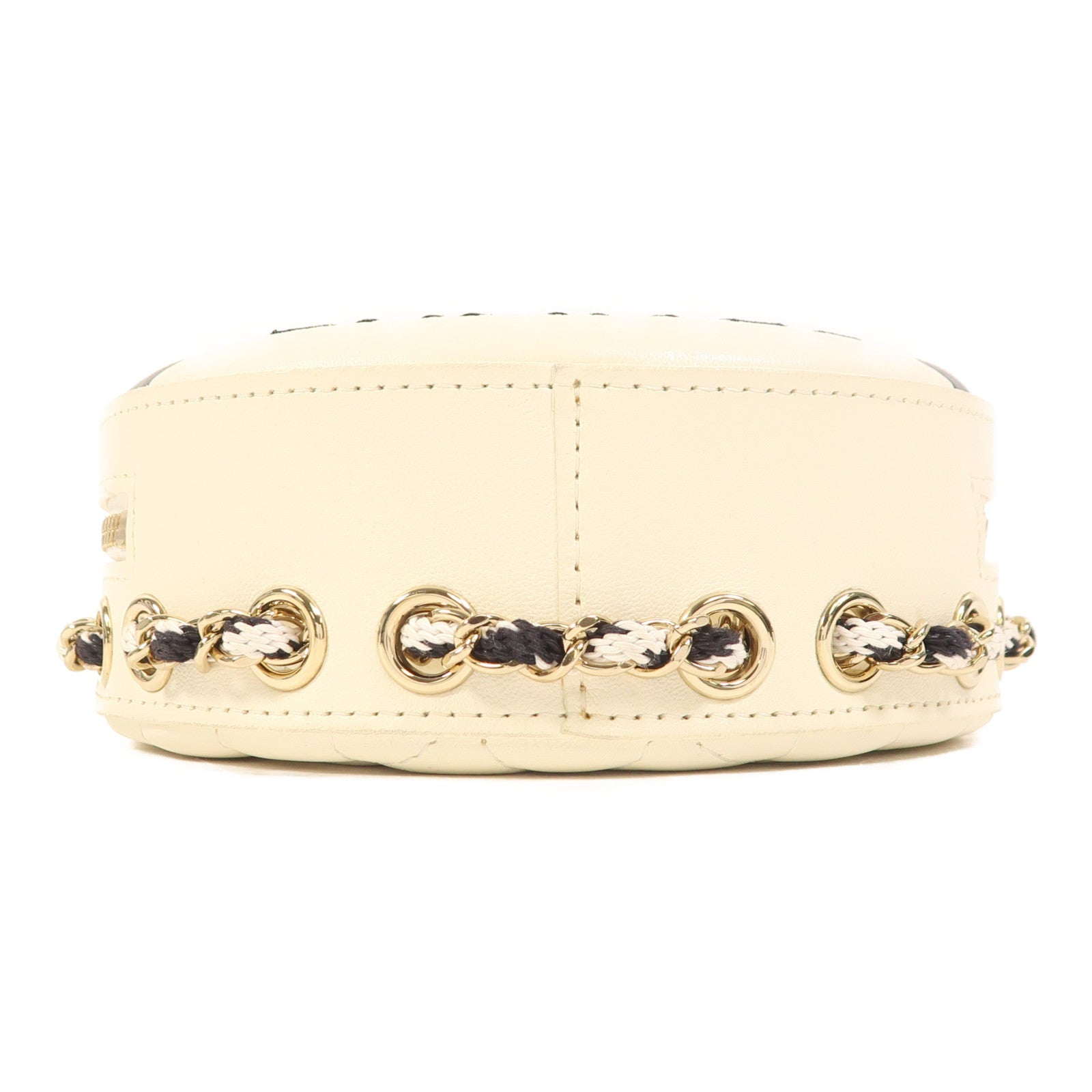 CHANEL 牛皮皮革Chain Shoulder金扣鏈帶肩背袋