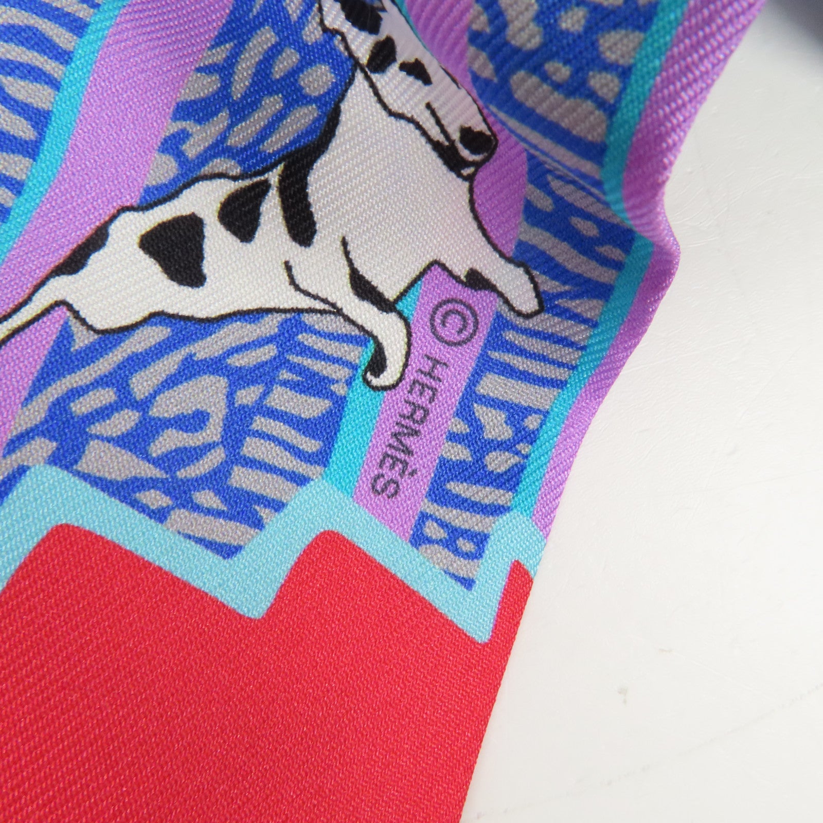 HERMES 絲質Twilly絲巾