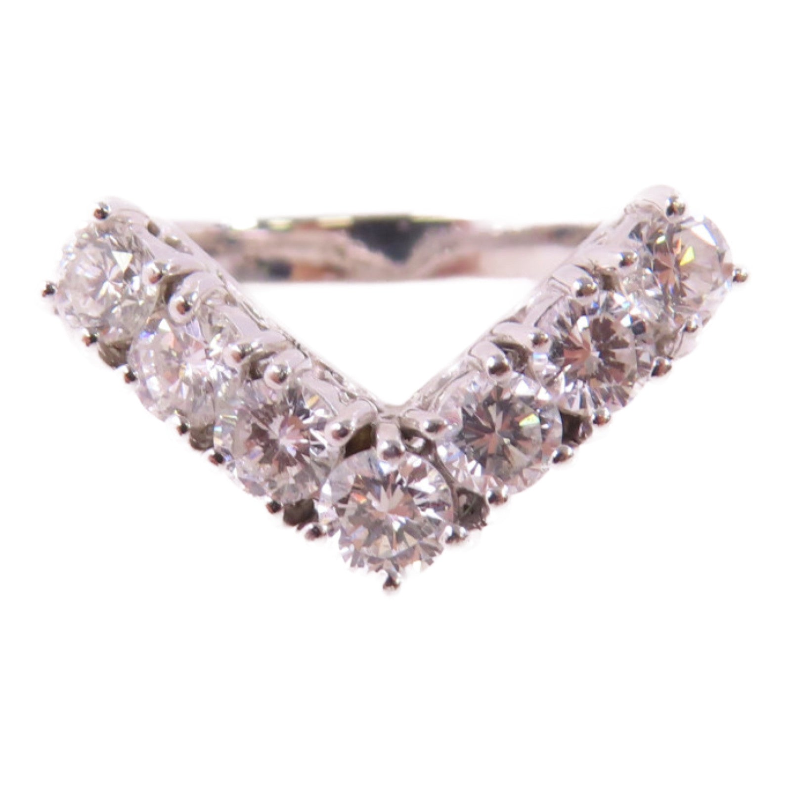JEWELRY PT900鉑金/1.00ct鑽石Diamond Ring戒指US#5.75