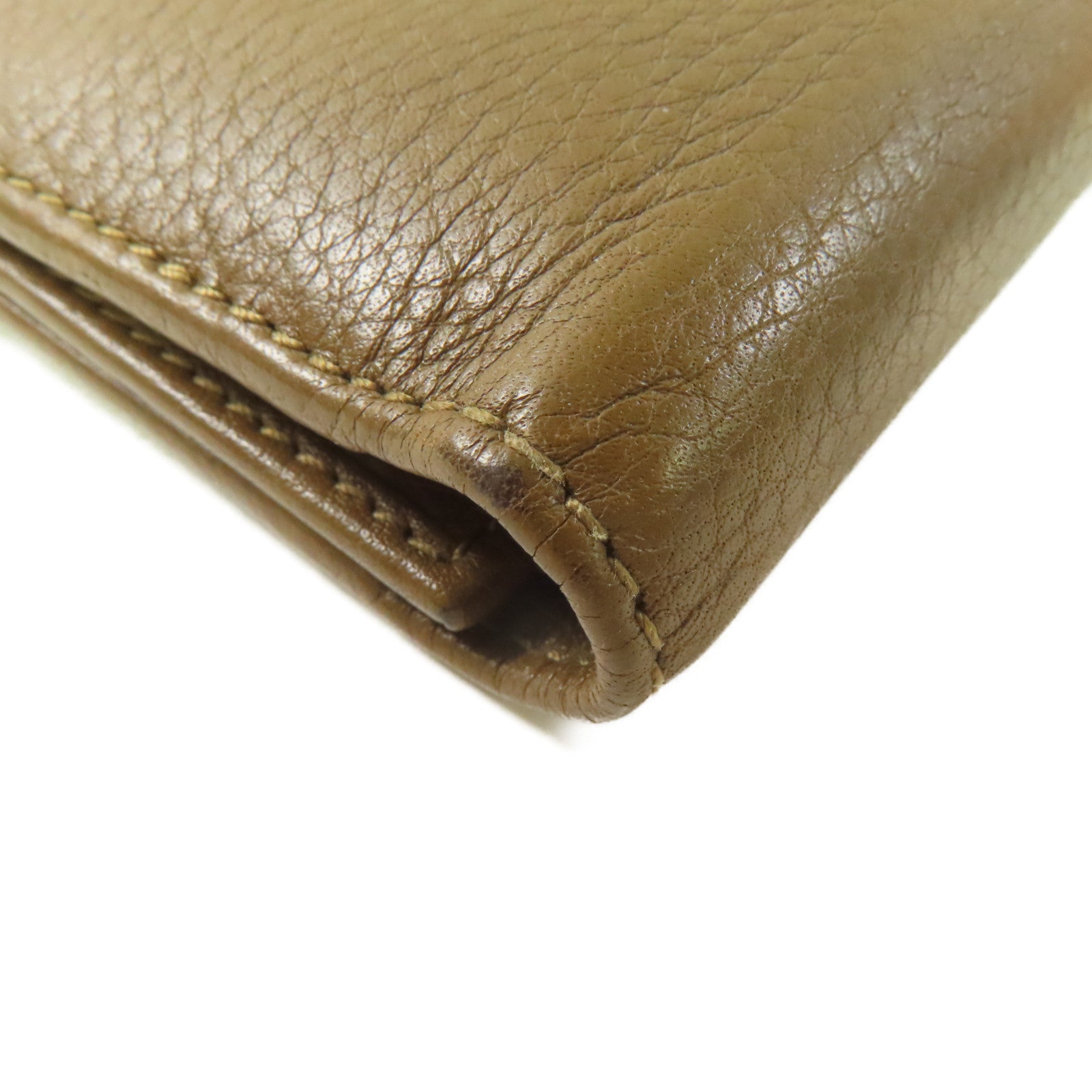 GUCCI 【激減優惠】牛皮皮革Long Wallet長錢包啡色