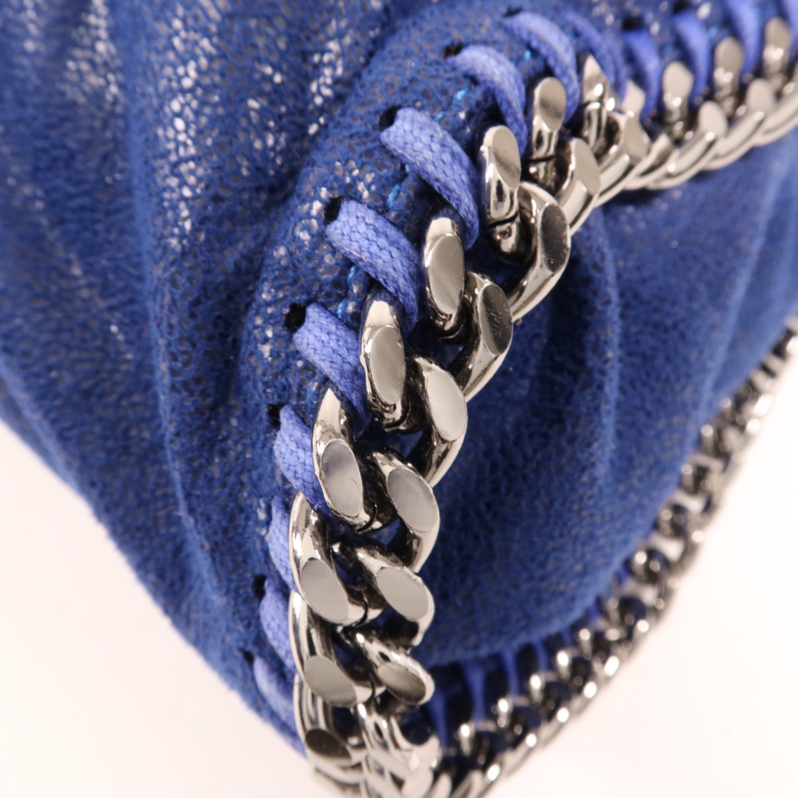 Stella McCartney 聚酯纖維Chain Shoulder銀扣手挽肩背兩用袋