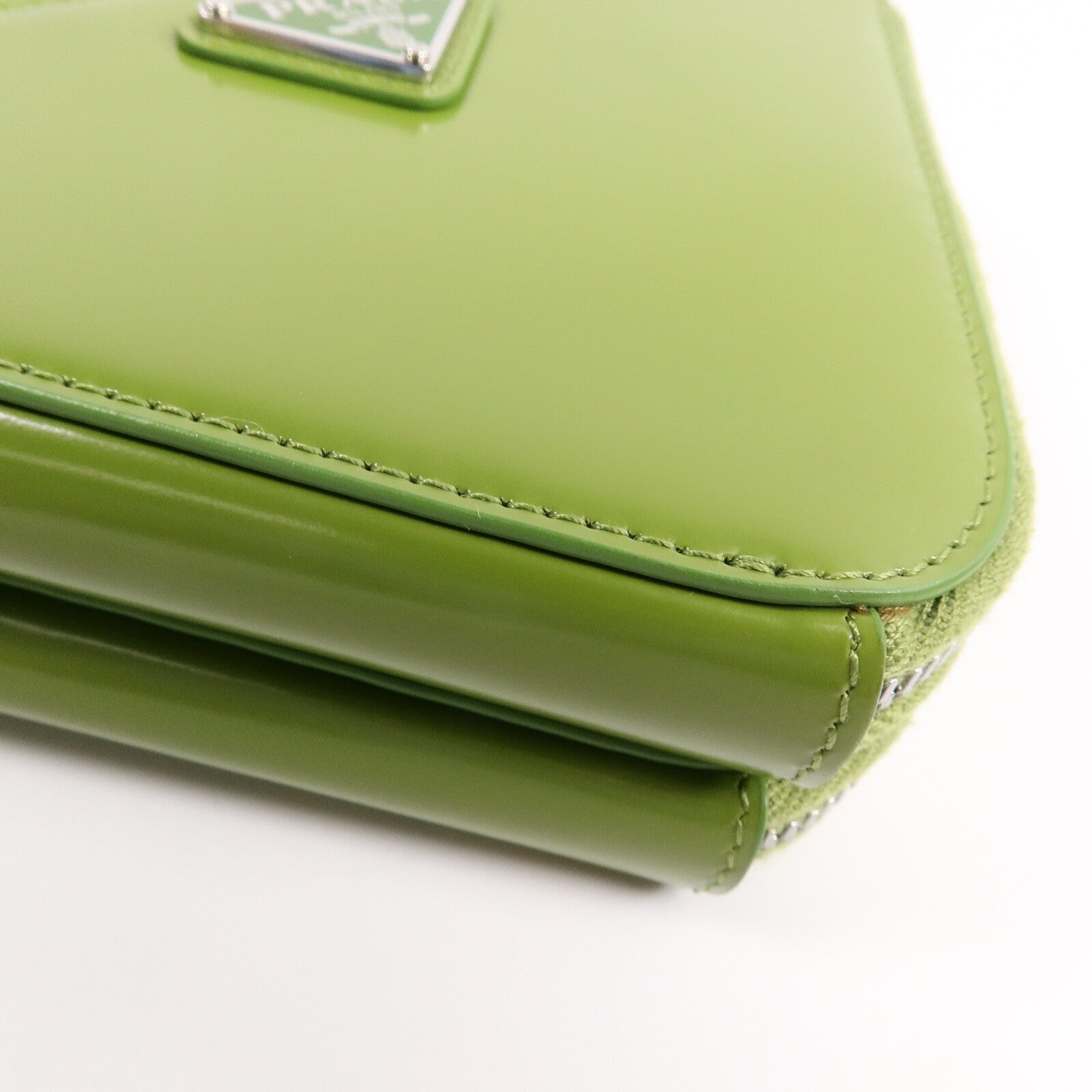 PRADA 牛皮皮革Mini Contenitori鏈帶手挽肩背兩用袋
