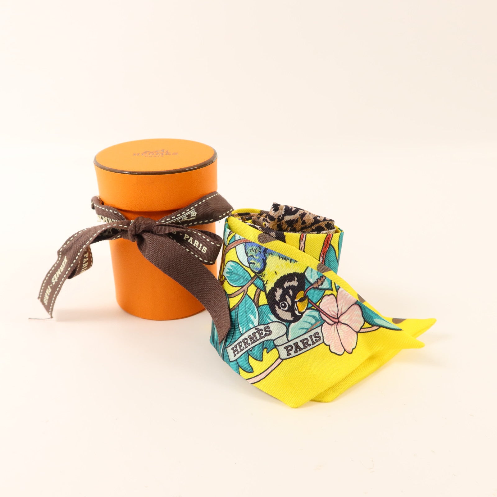 HERMES 絲質Twilly絲巾