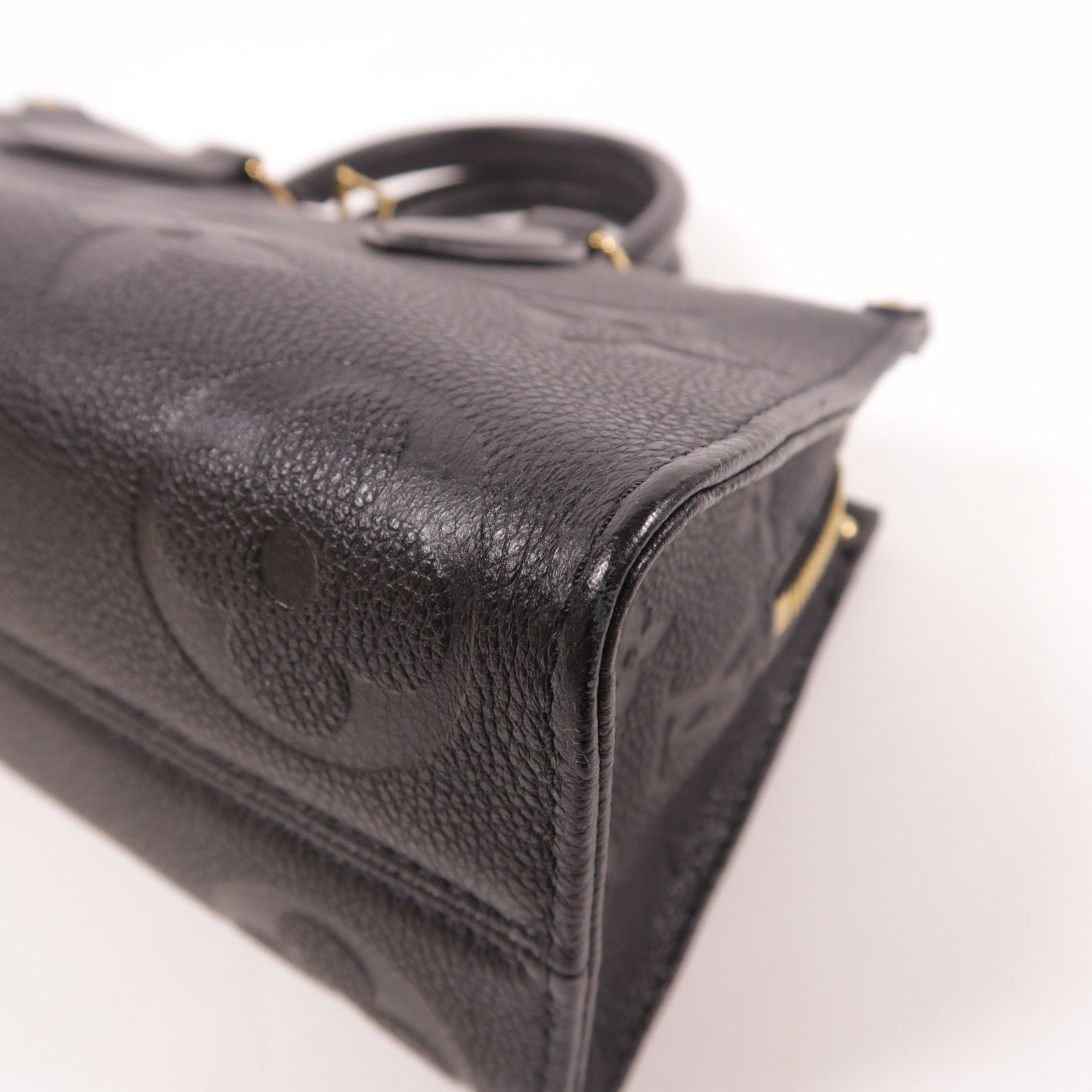 LOUIS VUITTON Monogram Empreinte OnTheGo East West金扣手挽肩背兩用袋