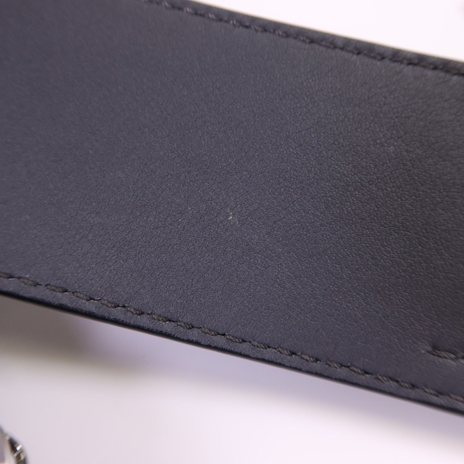 LOEWE 牛皮皮革Military Backpack銀扣背包