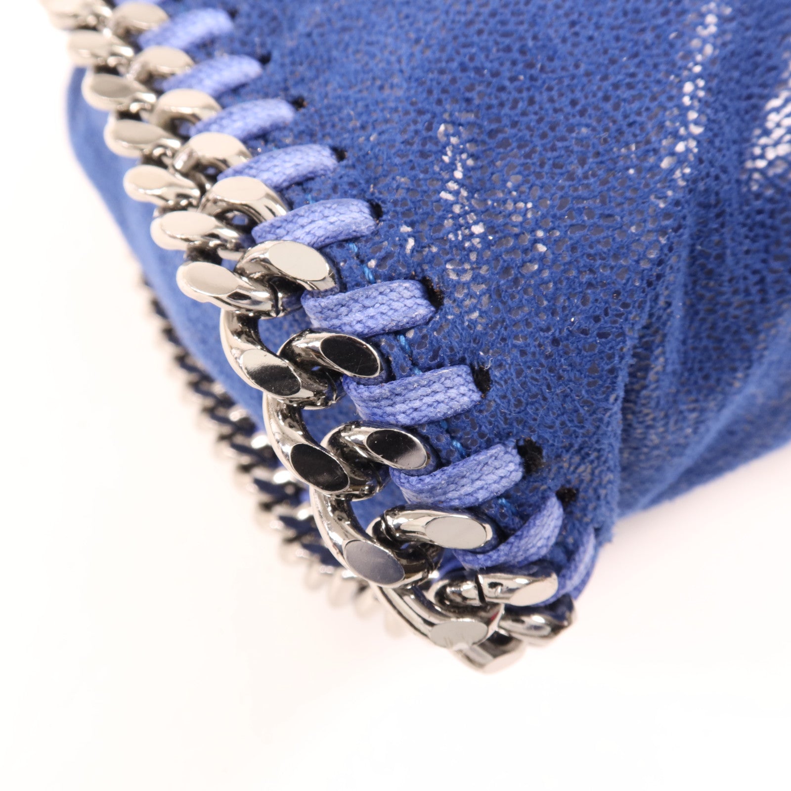Stella McCartney 聚酯纖維Chain Shoulder銀扣手挽肩背兩用袋
