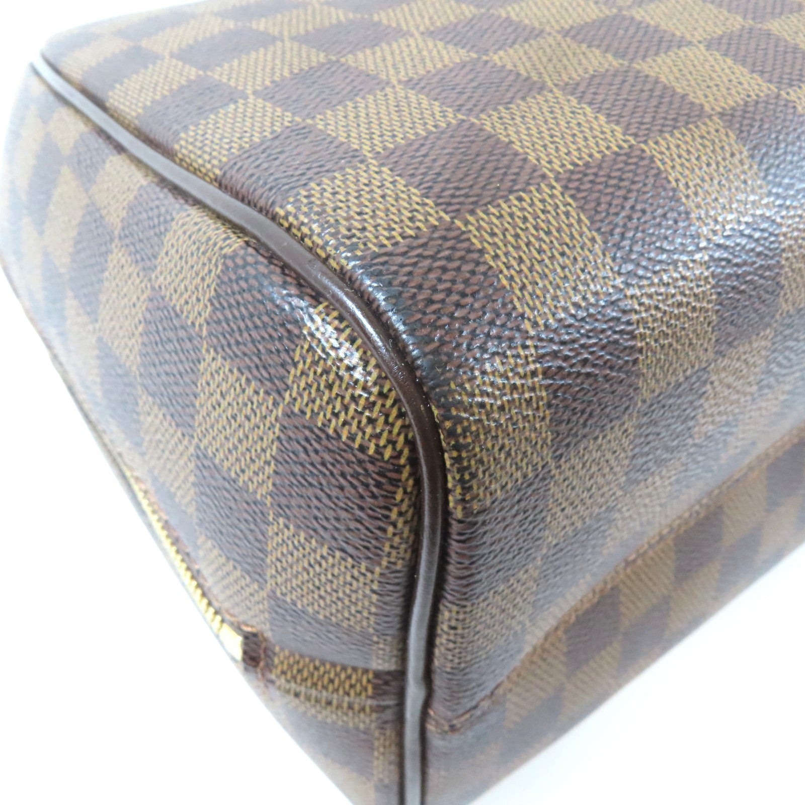 LOUIS VUITTON 【激減優惠】Damier Ebene Nolita金扣手挽袋啡色