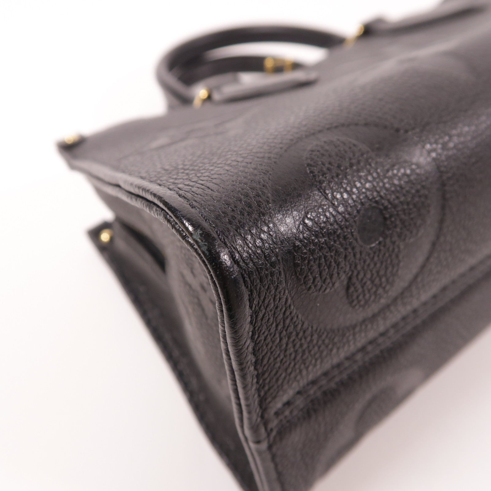 LOUIS VUITTON Monogram Empreinte OnTheGo East West金扣手挽肩背兩用袋