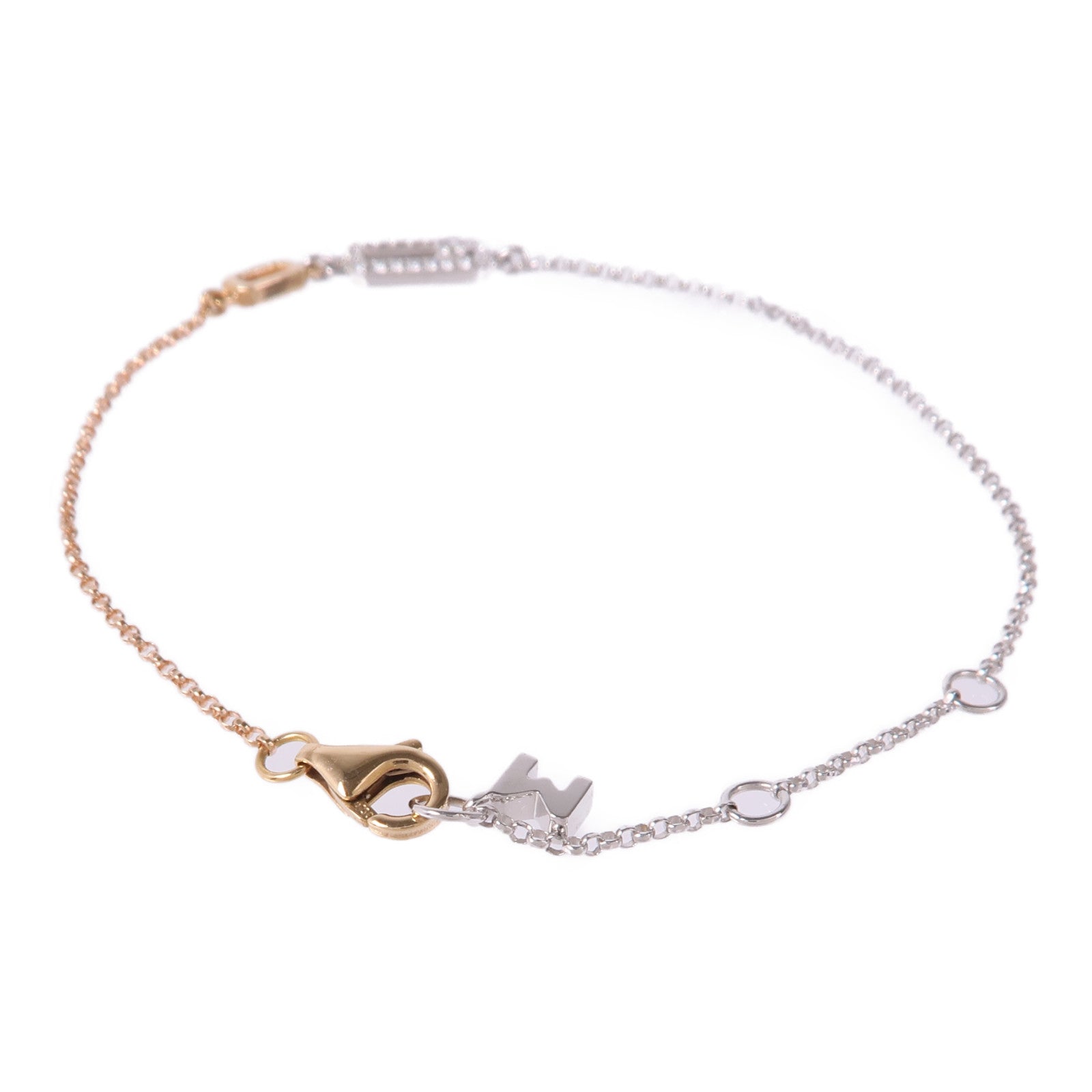 JEWELRY 18K白金/玫瑰金Diamond Bracelet鑽石手鏈