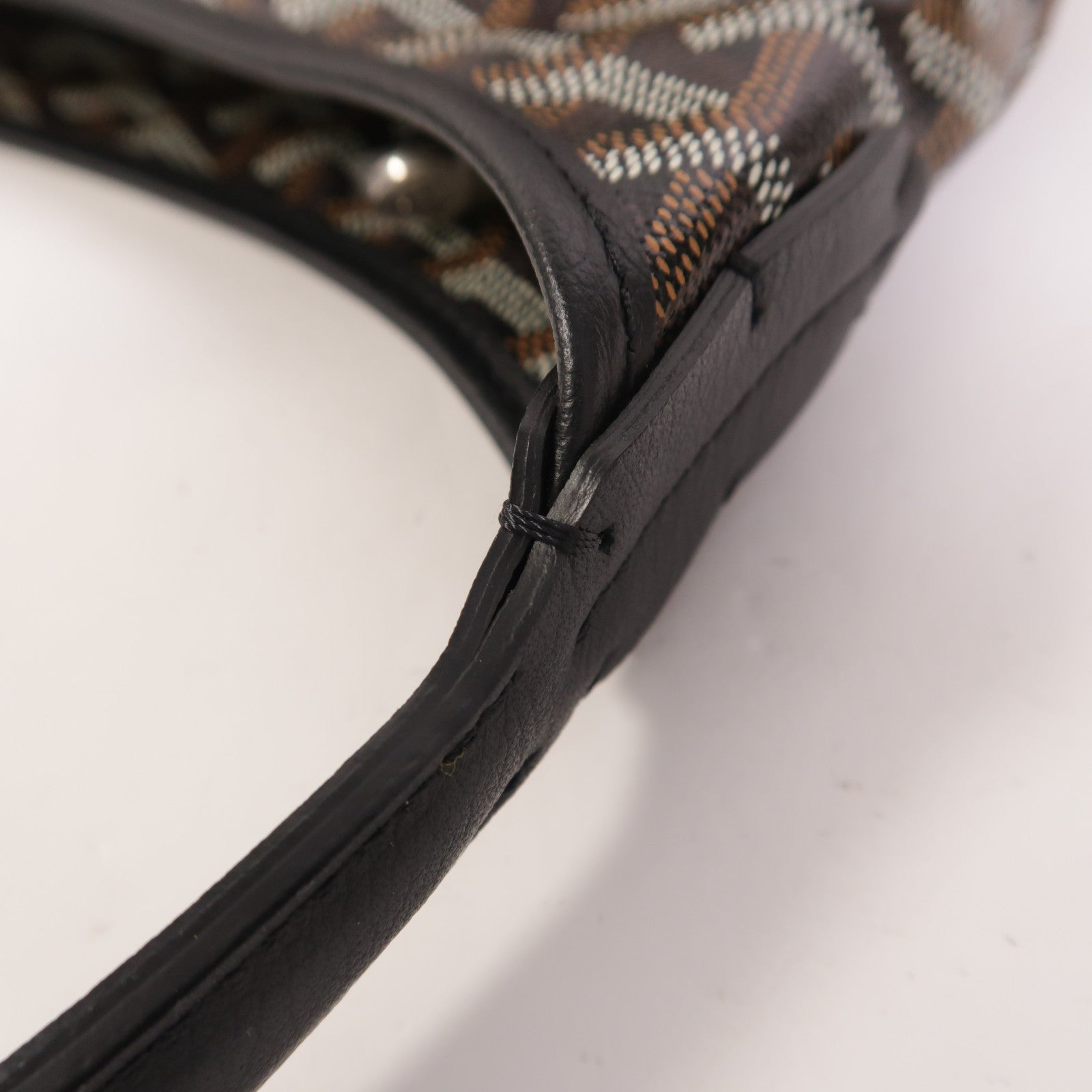 GOYARD 塗層帆布Boheme Hobo銀扣肩背袋