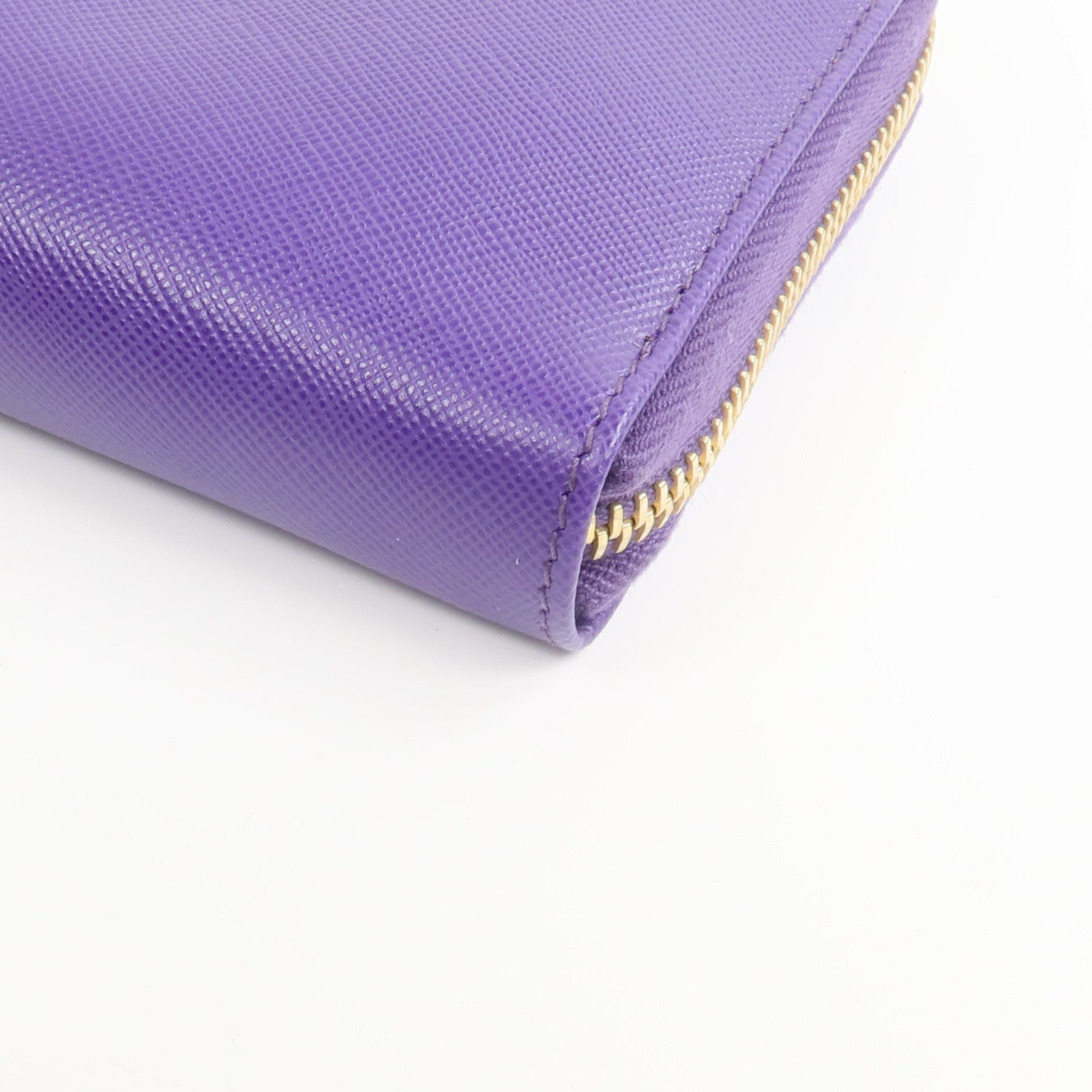 PRADA Saffiano皮革Zip Around Long Wallet長錢包