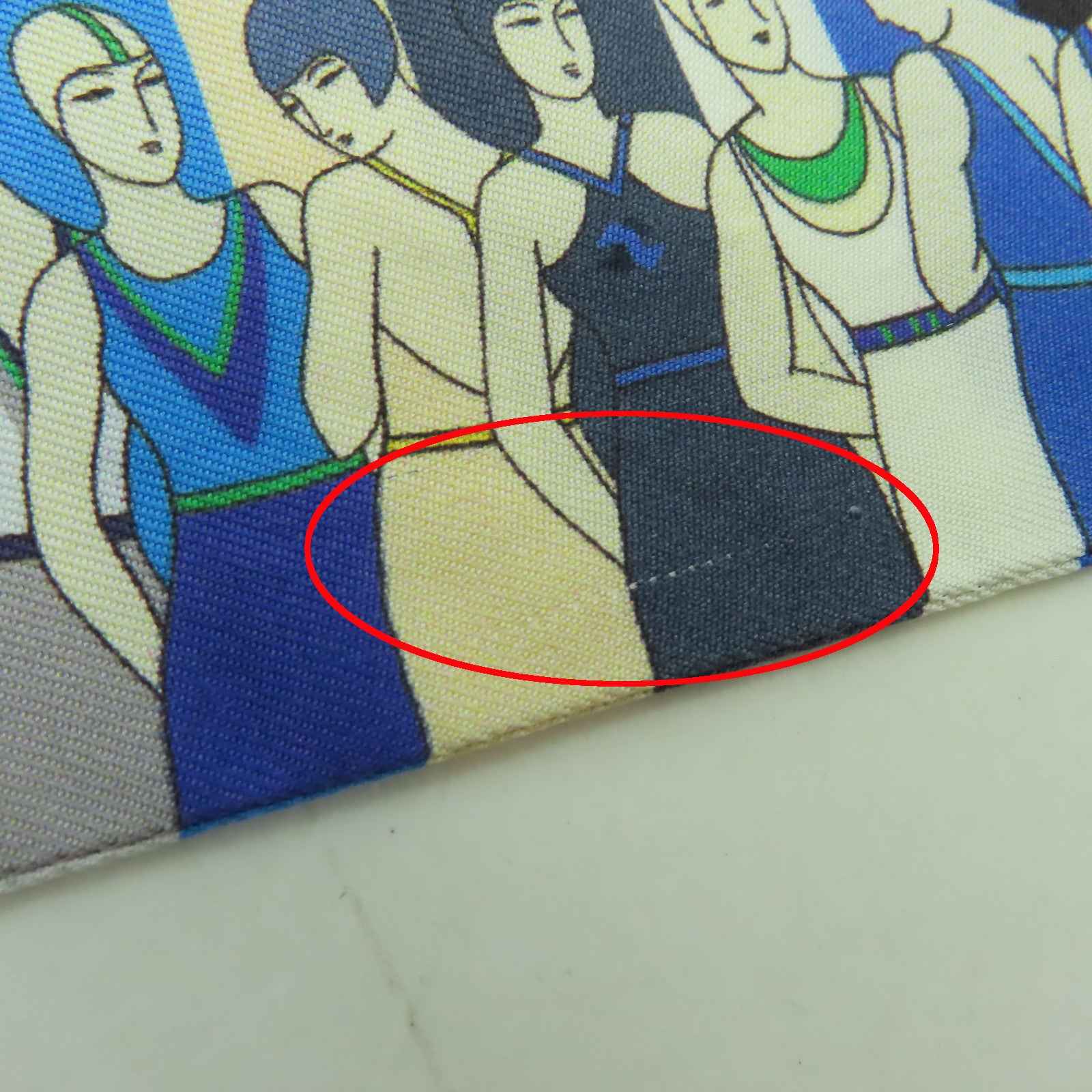 HERMES 【激減優惠】絲質Twilly絲巾藍色/彩色