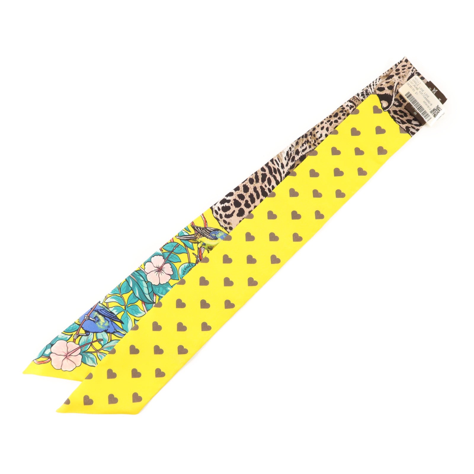 HERMES 絲質Twilly絲巾