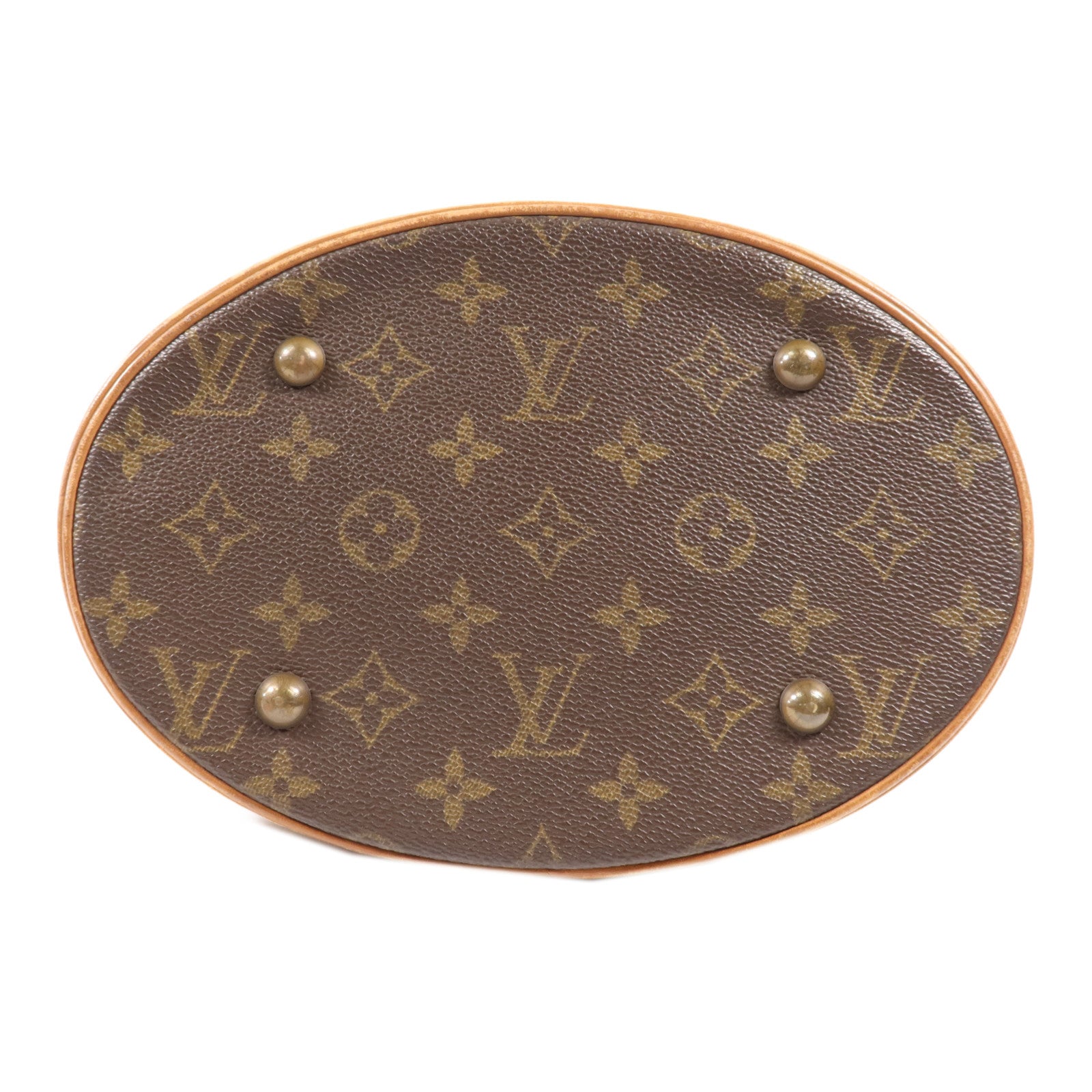 LOUIS VUITTON Monogram Bucket PM金扣手挽袋
